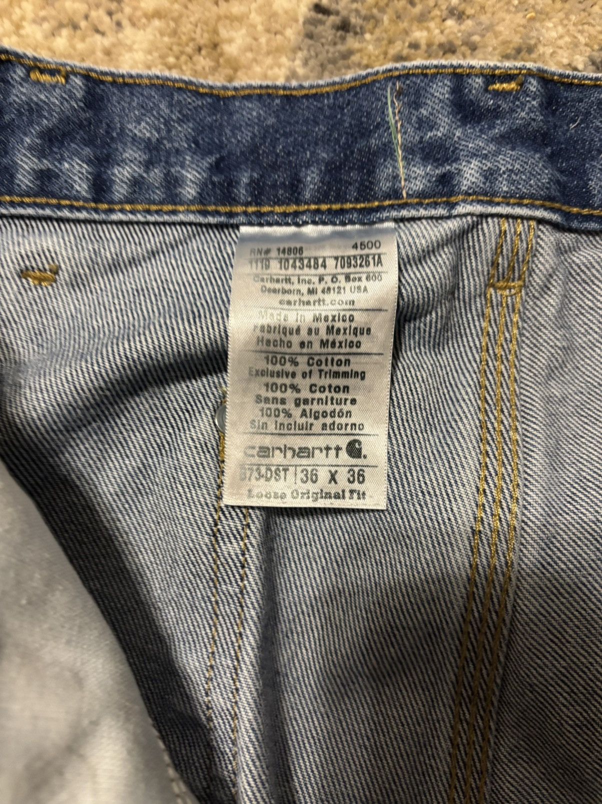 Carhartt Carhartt Jean shorts Size US 36 / EU 52 - 4 Thumbnail