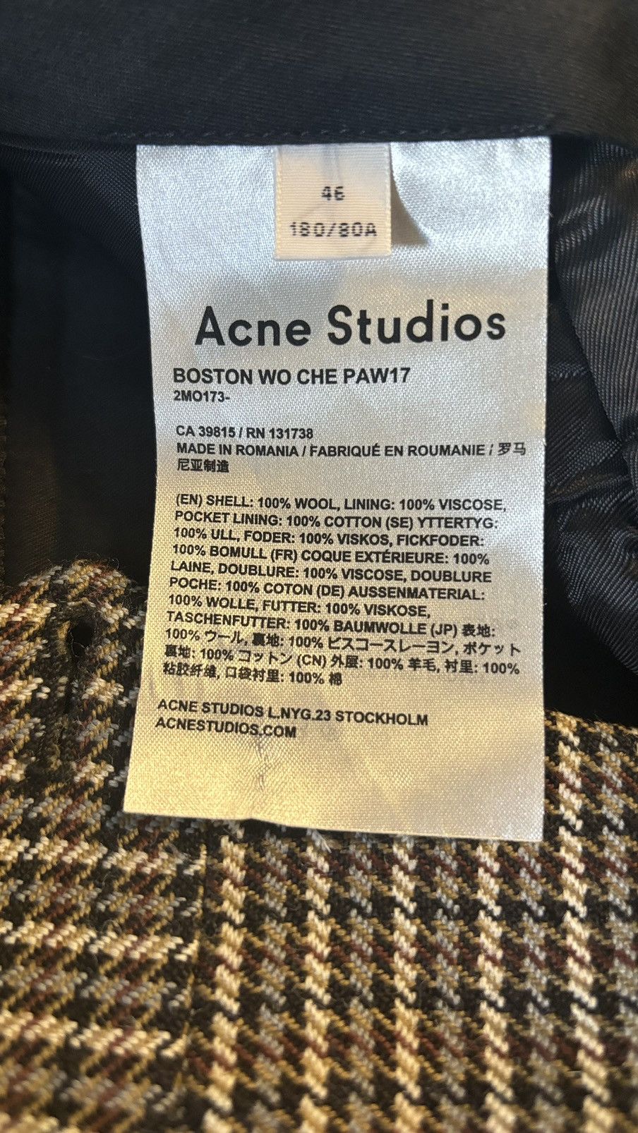 Acne Studios Acne Studios Boston Wo Che Paw17 Pant Size US 30 / EU 46 - 4 Thumbnail