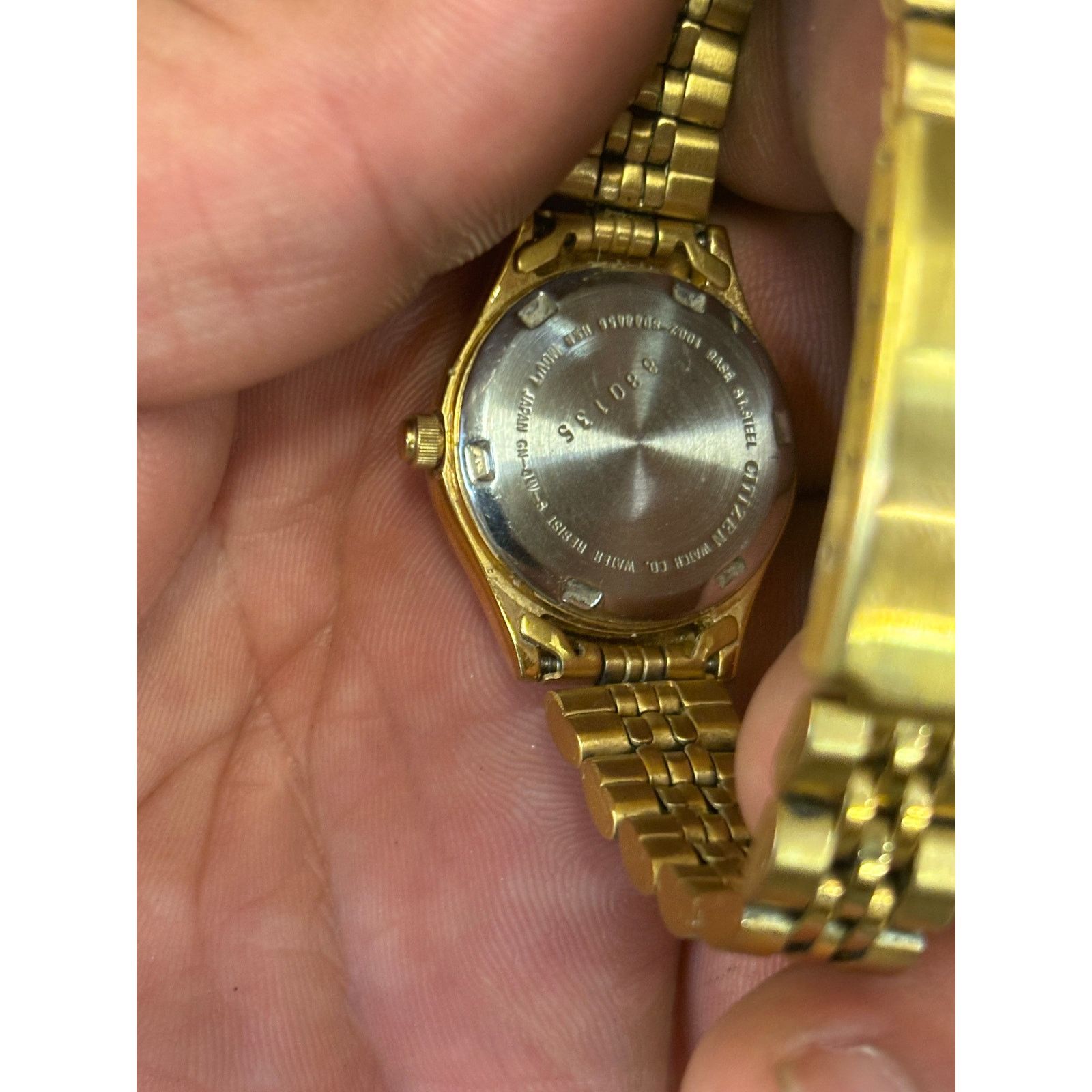 Citizen Citizen Mother Of Pearl Gold Tone Womens Watch! New Battery. Size ONE SIZE - 5 Thumbnail