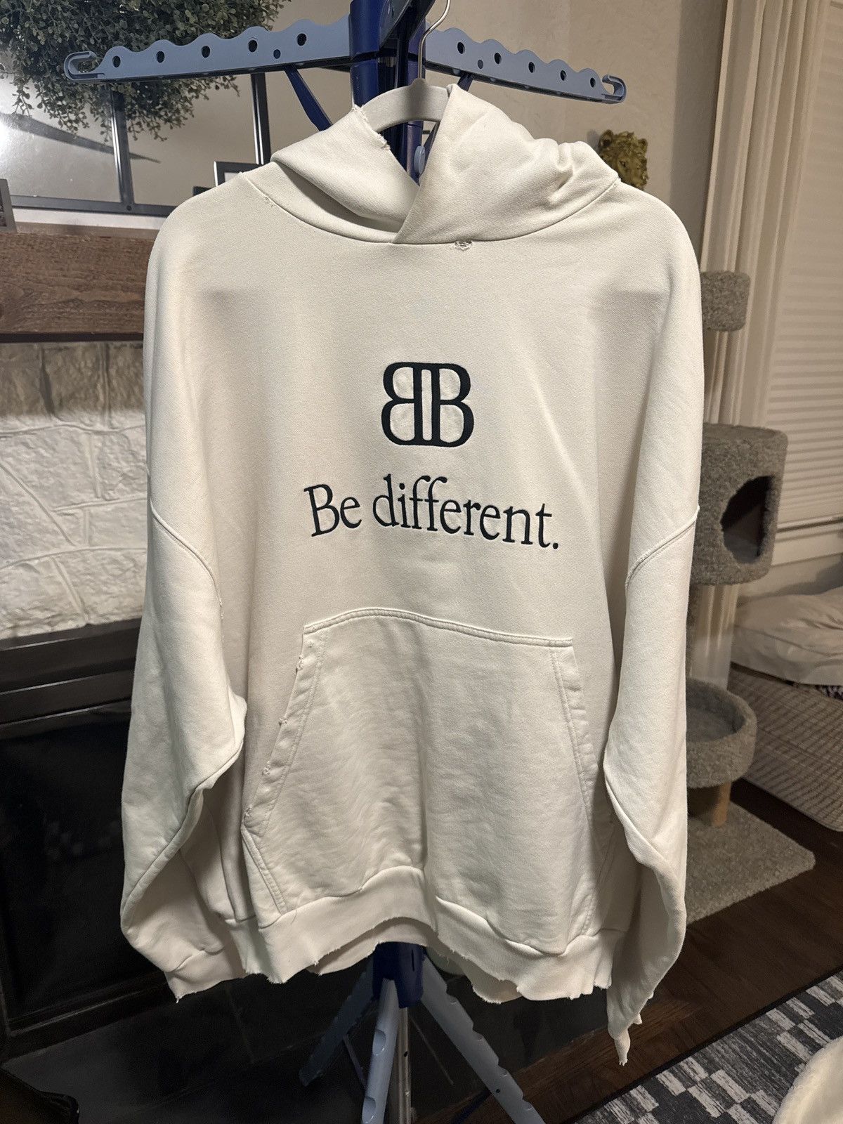 Balenciaga Be Different Hoodie | Grailed