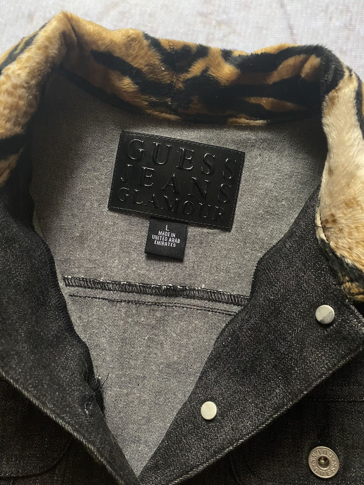 Guess × Hysteric Glamour × Vintage Vintage Guess Jeans Glamour USA Design luxury Denim Jacket Size L / US 10 / IT 46 - 6 Thumbnail