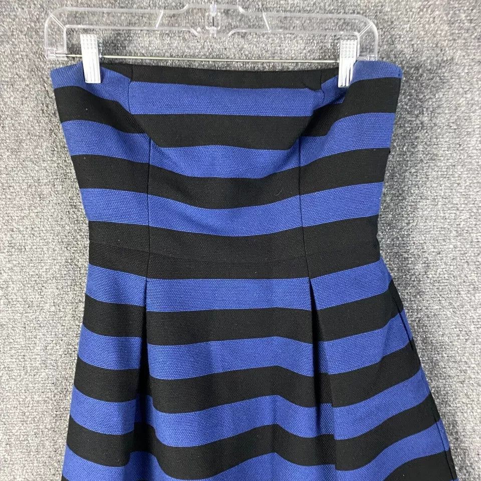 Trina Turk Trina Turk Mini Dress Women's Size 2 Striped Cotton Blend Size XS / US 0-2 / IT 36-38 - 2 Thumbnail