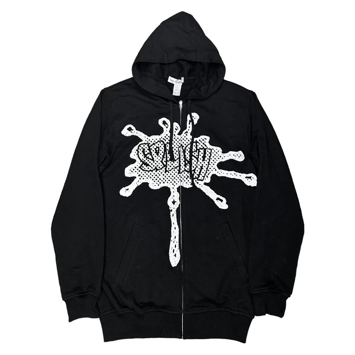 Comme des Garcons !DS! SS22 Comme Des Garcons "Splish" Logo Black Hoodie Size US L / EU 52-54 / 3 - 2 Thumbnail