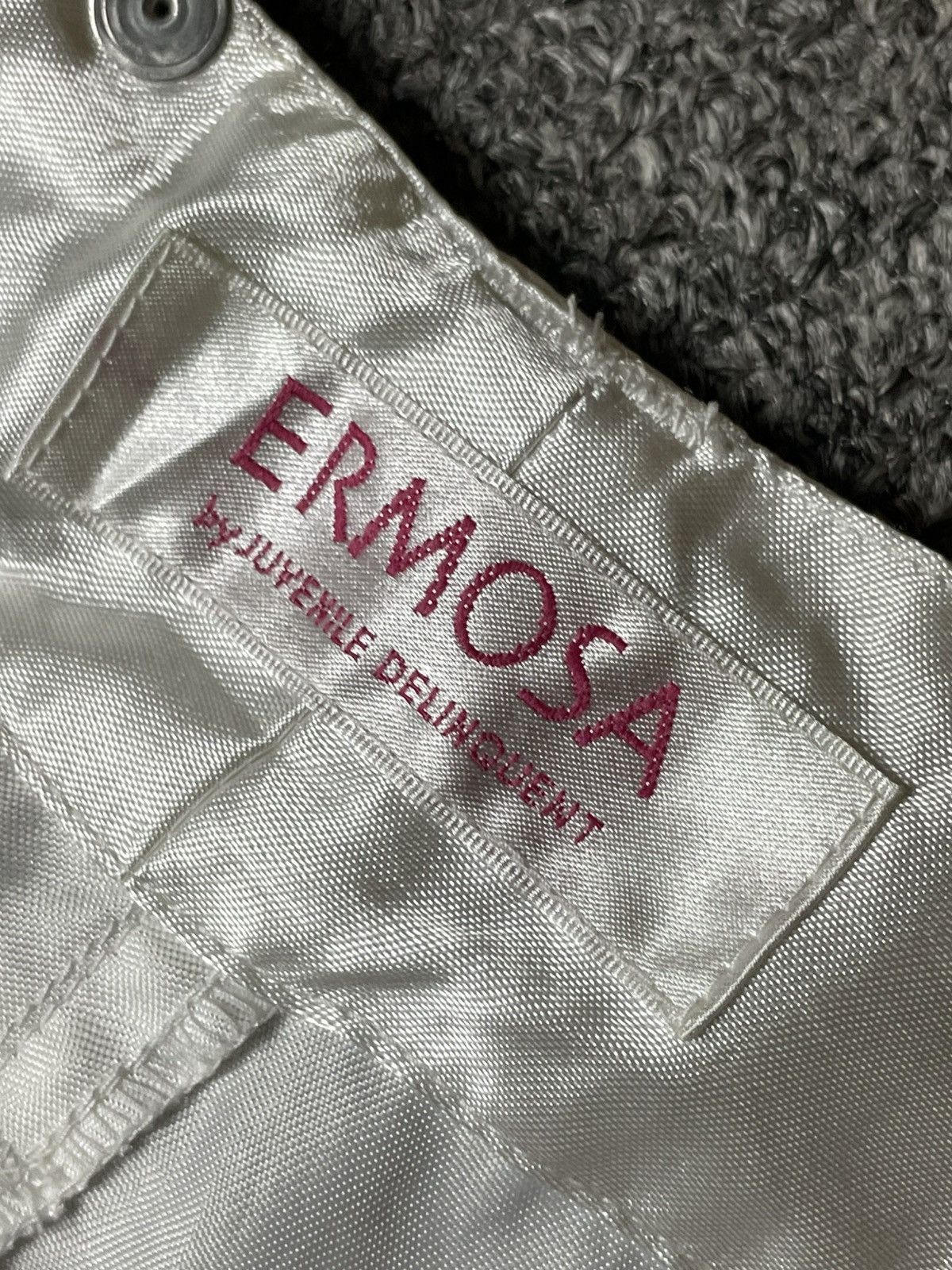 Japanese Brand 🔥 Ermosa by Juvenile Delinquent Satin Cargo Pants 🔥 (142) Size US 34 / EU 50 - 16 Thumbnail