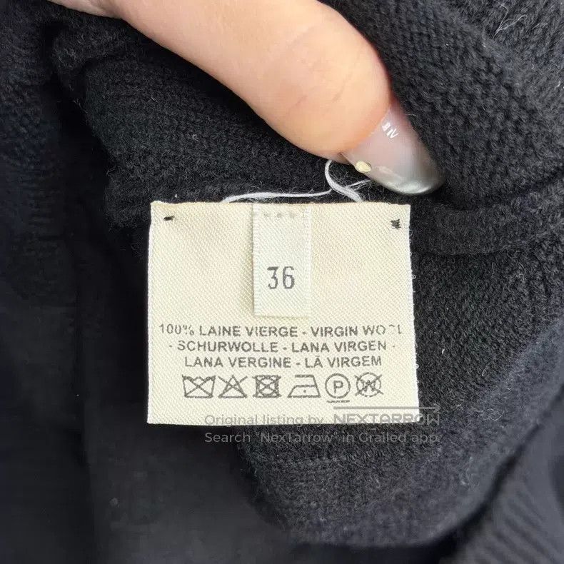 Hermes Hermes Black Full H Wool Sweater Size XS / US 0-2 / IT 36-38 - 6 Thumbnail