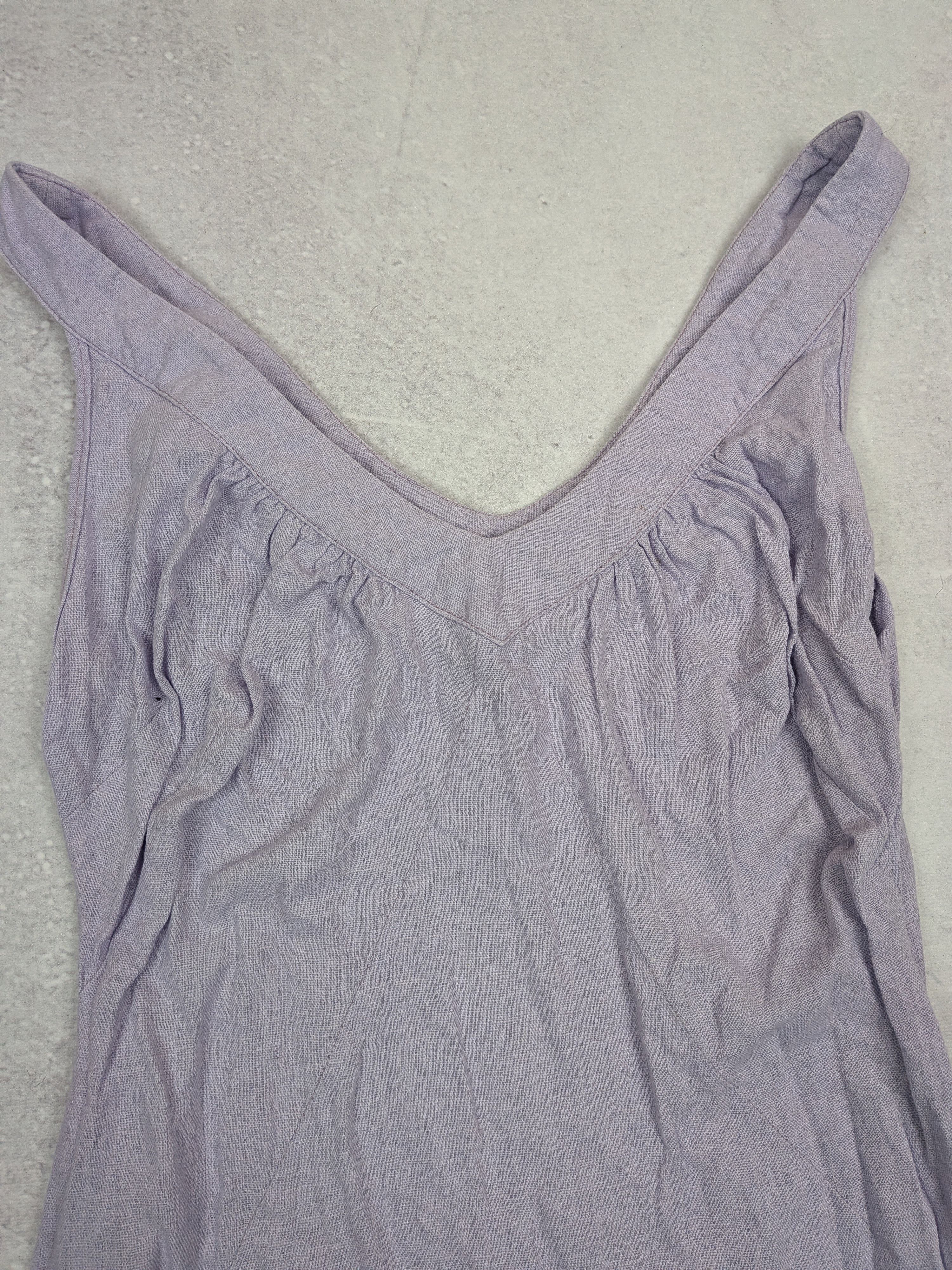 Other Pastel Lilac Midi Dress M | Cottagecore Fairycore Sundress Size M / US 6-8 / IT 42-44 - 4 Thumbnail