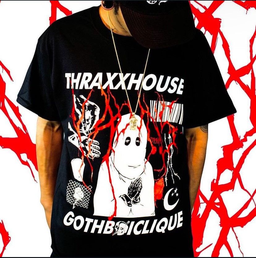 GOTHBOICLIQUE THRAXXHOUSE Yawns Thraxx & GBC tee Size US S / EU 44-46 / 1 - 11 Thumbnail
