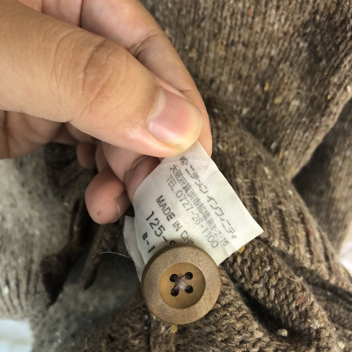 Homespun Knitwear × McGregor Mc Gregor Brown Knitwear #A945 Size L / US 10 / IT 46 - 12 Thumbnail