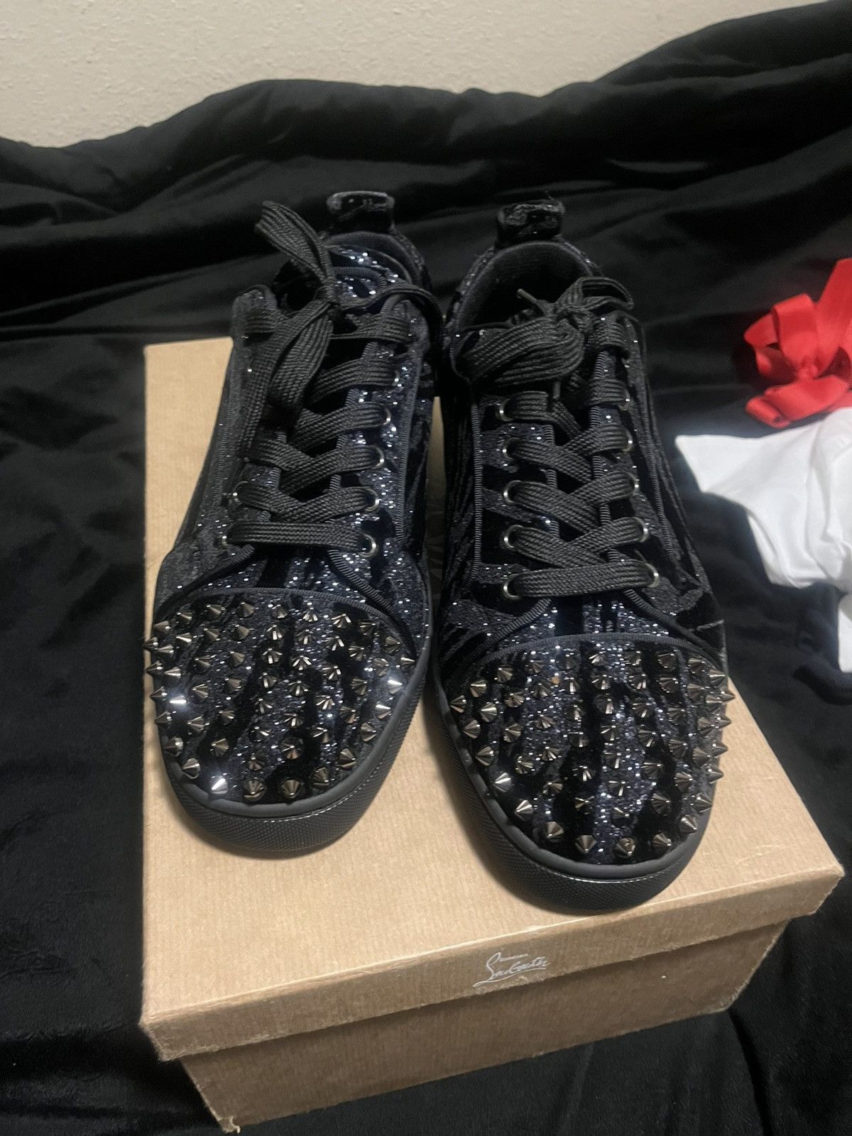 Christian Louboutin Louis Junior Spikes orlato flat Size US 8 / EU 41 - 1 Thumbnail