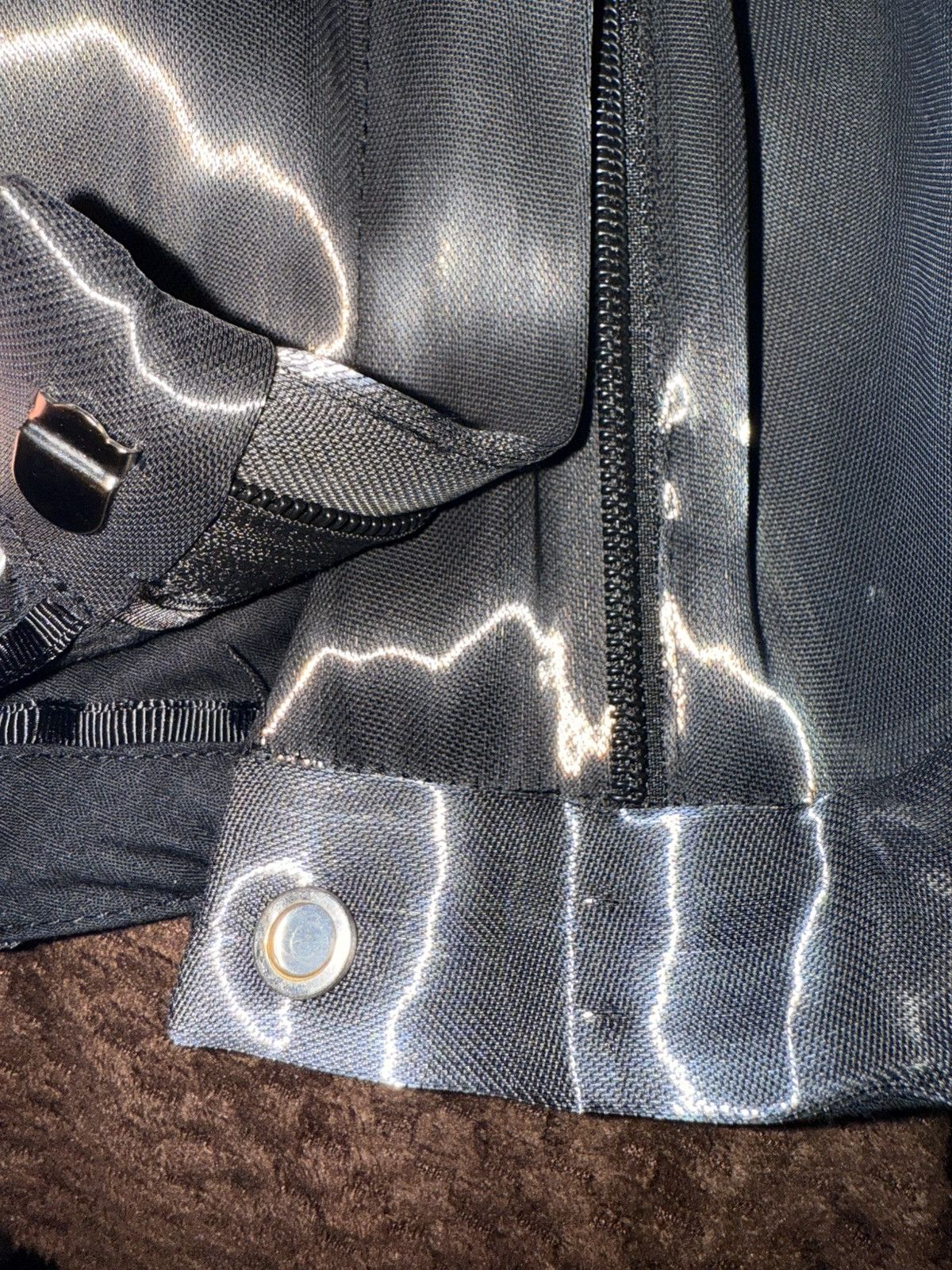 Heliot Emil Liquid Metal Grey Trousers Size US 31 - 6 Thumbnail