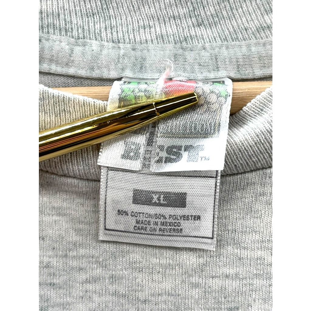 Fruit Of The Loom × Tommy Hilfiger × Vintage Vintage 1990's Tommy Hilfiger Center Logo Graphic T-Shirt Size US XL / EU 56 / 4 - 3 Thumbnail