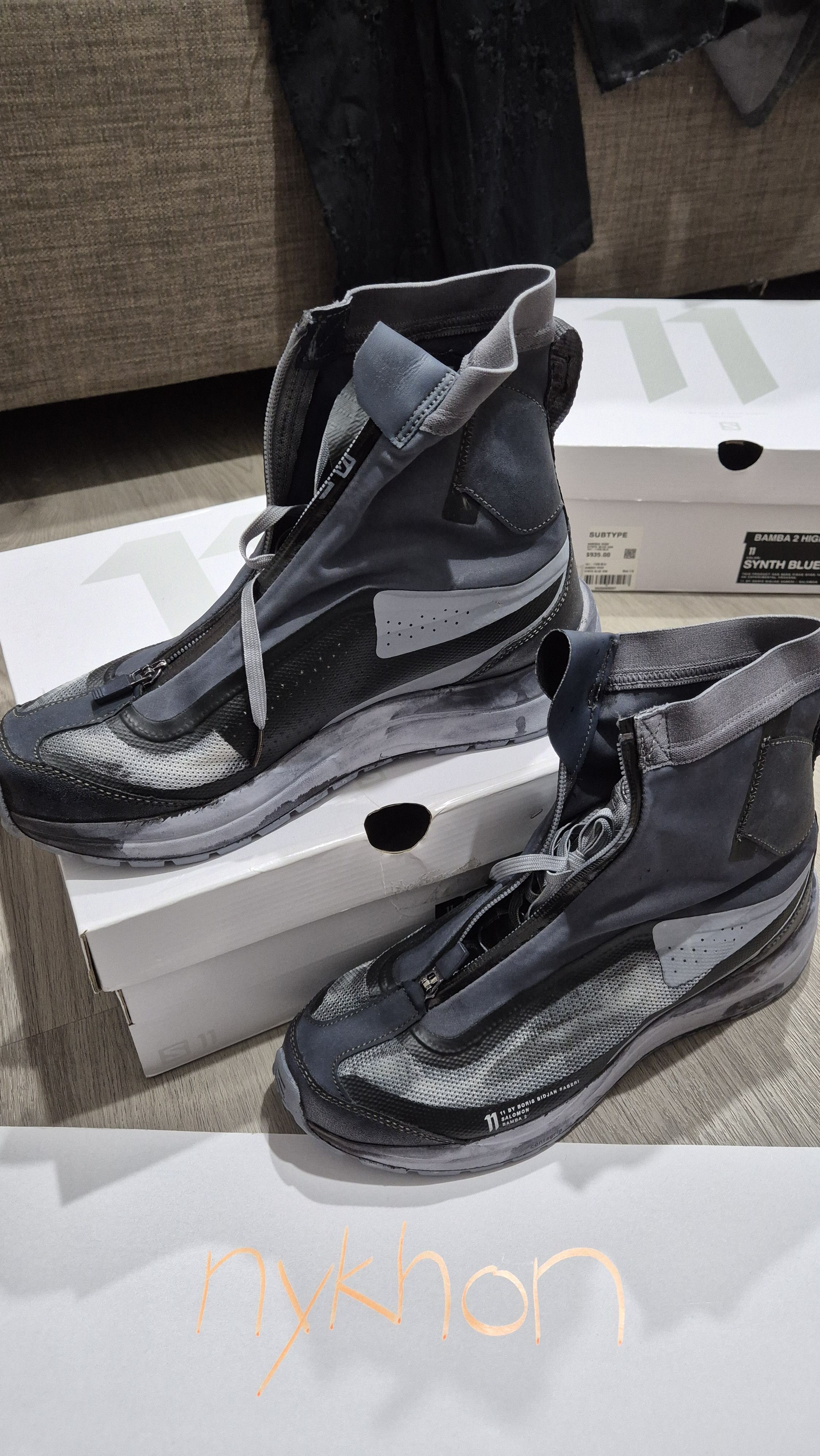 11 By Boris Bidjan Saberi × Salomon Bamba 2 Black Dye BNIB STEAL Size US 8 / EU 41 - 1 Thumbnail