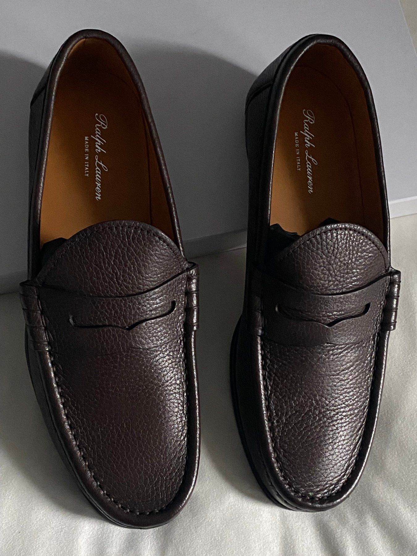 Ralph Lauren Purple Label RL Purple Label "Chalmers" Pebble Grain Loafers - New Size US 9 / EU 42 - 6 Thumbnail