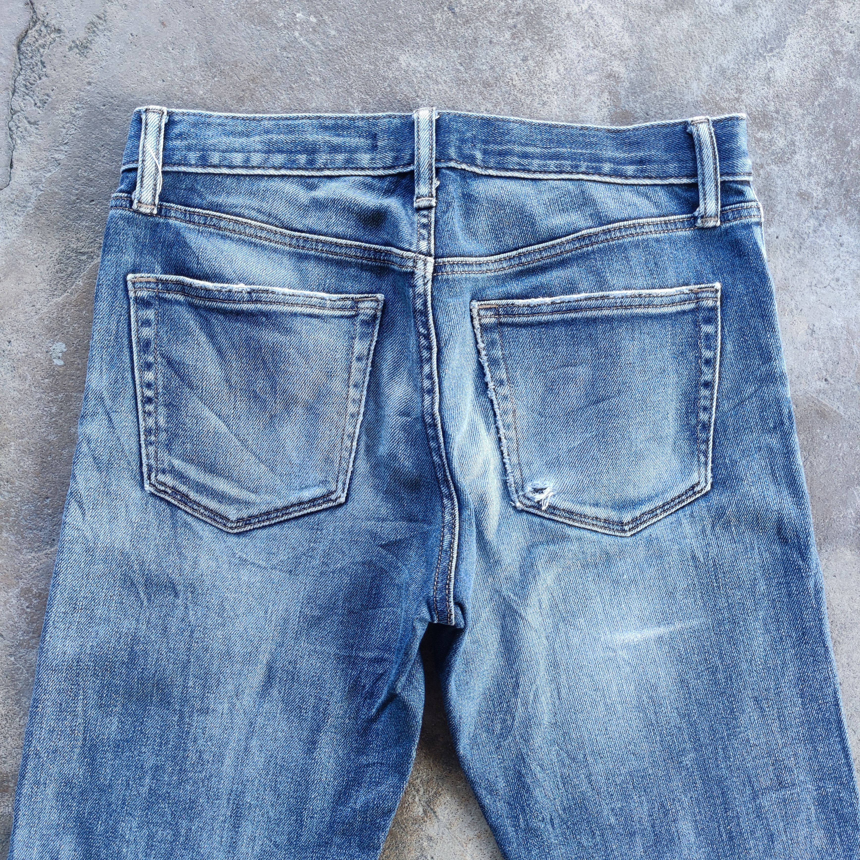 Japanese Brand Vintage Japanese Brand Jeans Ripped Faded Pants Size US 31 - 10 Thumbnail