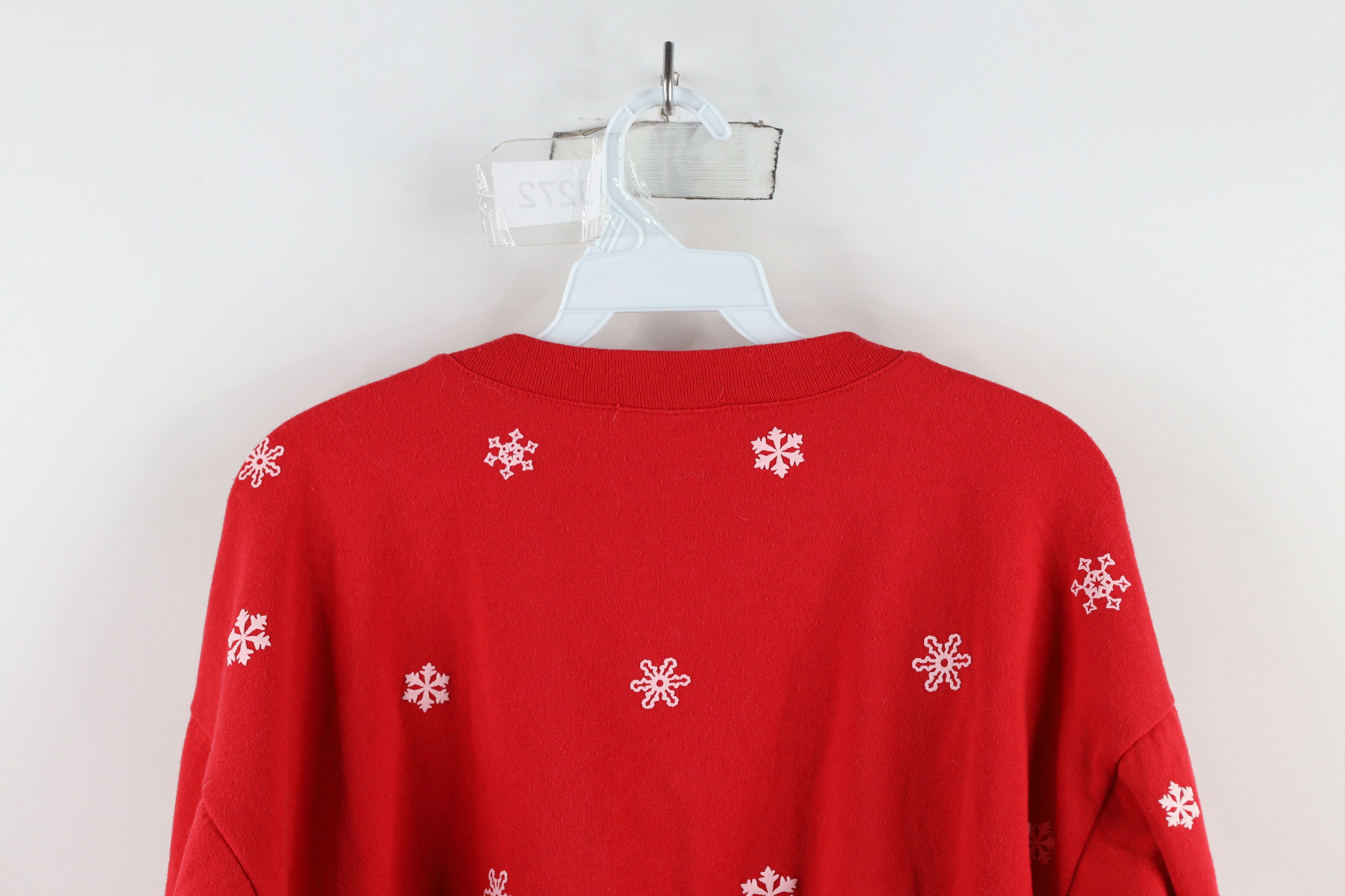 Vintage Vintage 90s Streetwear Christmas Bear Cow Sweatshirt USA Size XL / US 12-14 / IT 48-50 - 14 Thumbnail