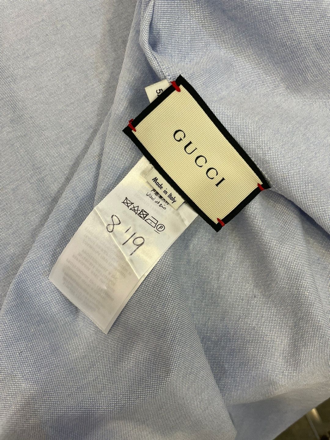 Gucci Gucci back logo double pocket shirts Size US L / EU 52-54 / 3 - 6 Thumbnail