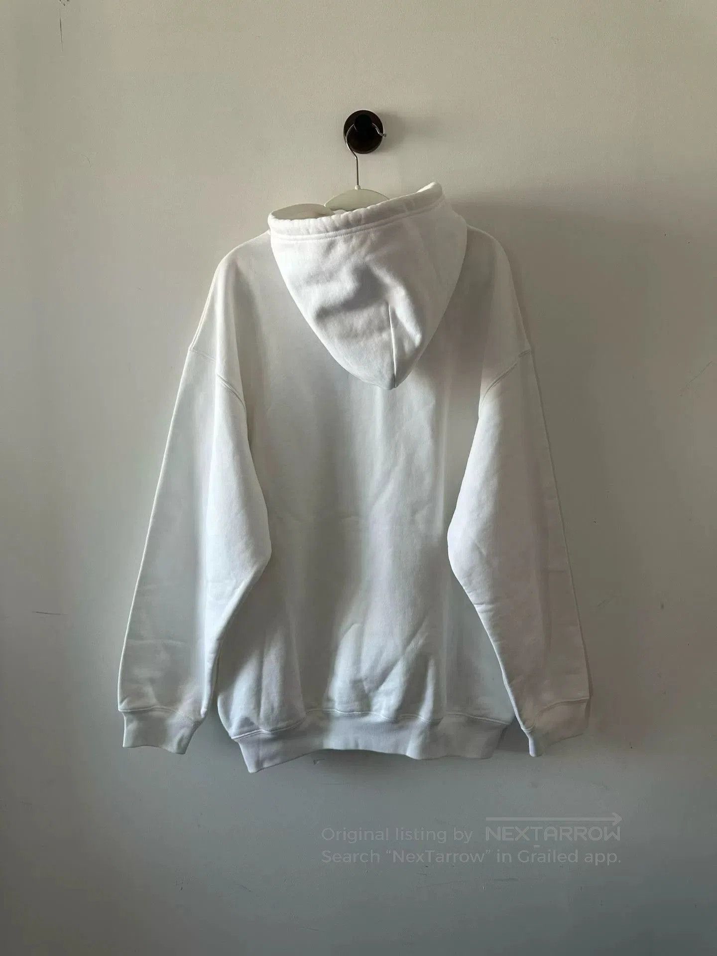 Balenciaga balenciaga white logo hoodie size XL. Size US XL / EU 56 / 4 - 2 Thumbnail