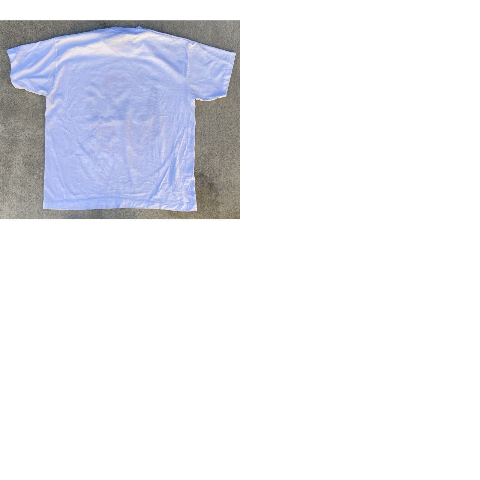 Vintage VINTAGE Chicago Windy City Skyline T-Shirt Made In USA 90s XL White Cotton Blend 50/50 Short Sleeve Crew Neck Men Mens 90s City Graphic Print Shirt Size US XL / EU 56 / 4 - 12 Thumbnail