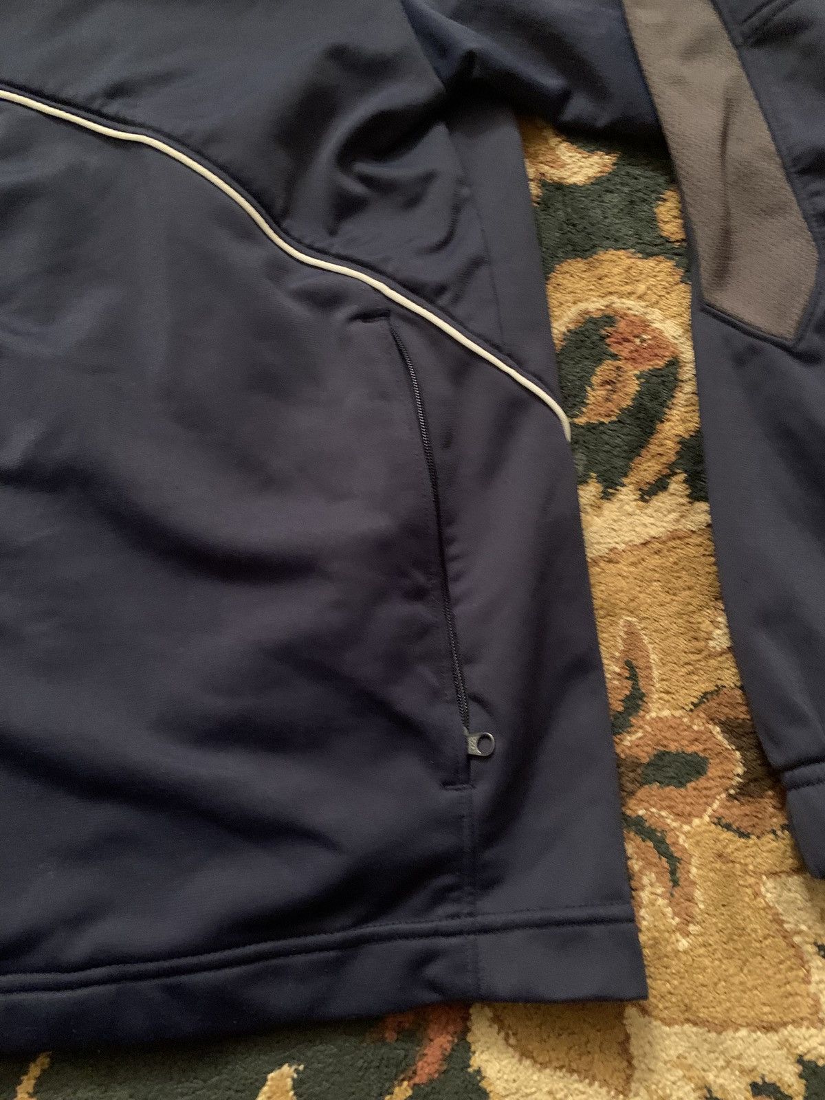 Nike Vintage Y2K Nike Navy Blue Zip Up Double Zipper Track Jacket Size US S / EU 44-46 / 1 - 4 Thumbnail