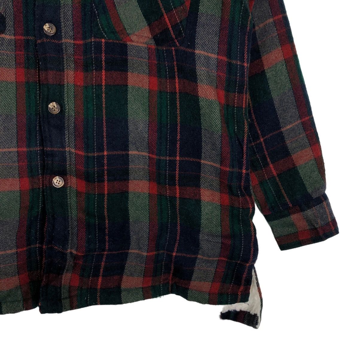 Flannel 🔥Vtg Flannel Wool Jacket Eagle Japan Tartan Design Checked Size US M / EU 48-50 / 2 - 5 Thumbnail