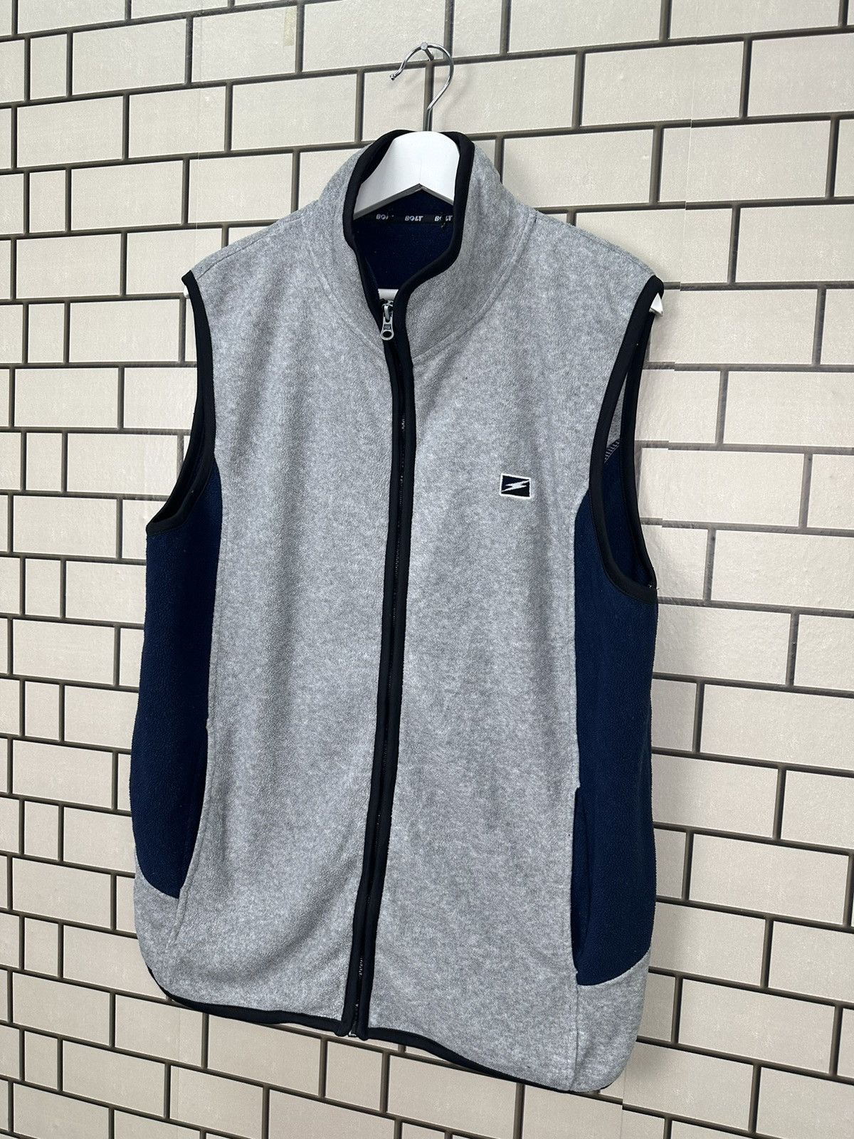 Lightning Bolt Lighting Bolt Fleece Vest Jacket Size US M / EU 48-50 / 2 - 2 Thumbnail