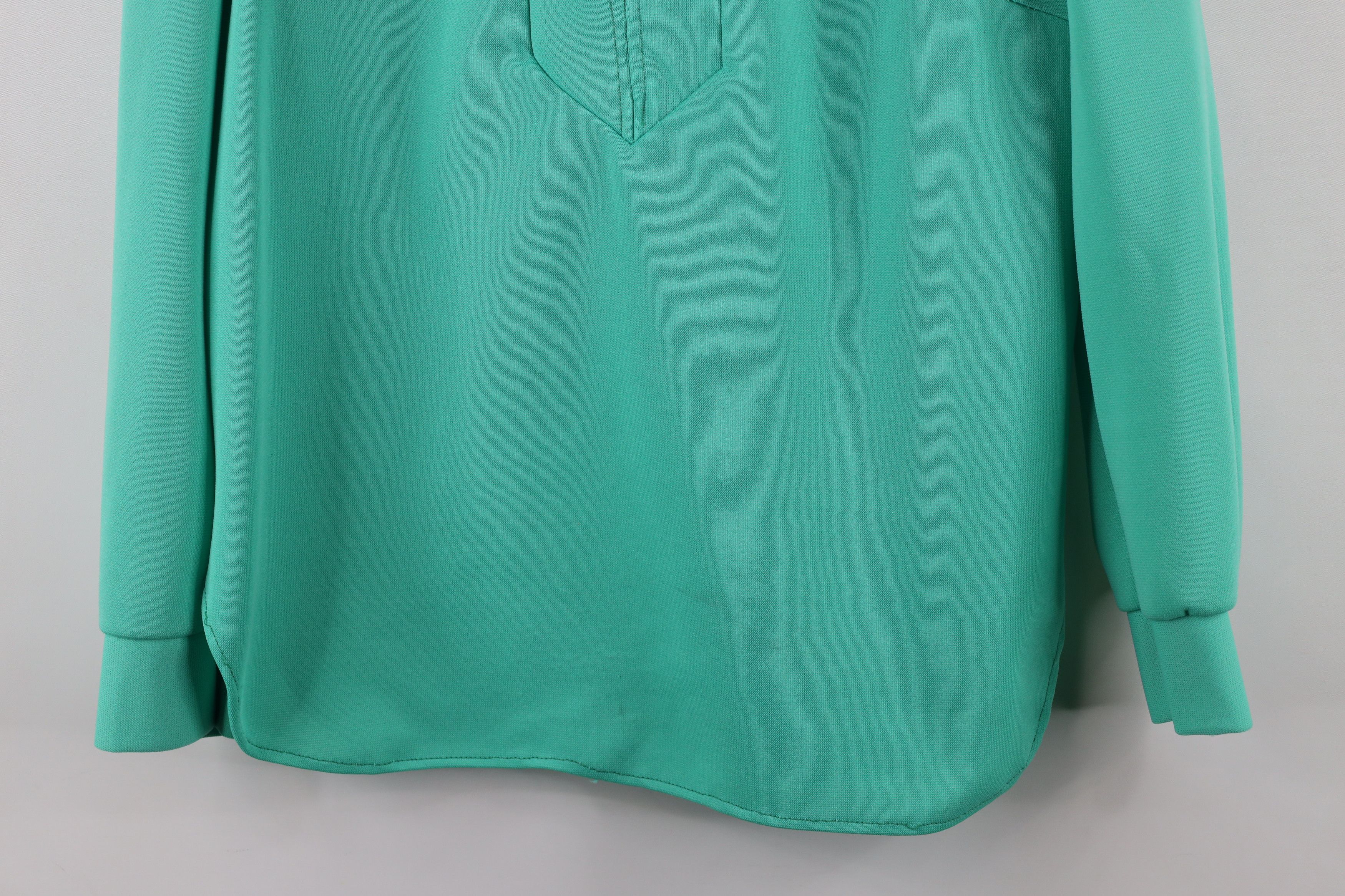 Vintage Vintage 70s Streetwear Knit Collared Long Sleeve Polo USA Size XXL / US 16-18 / IT 52-54 - 3 Thumbnail