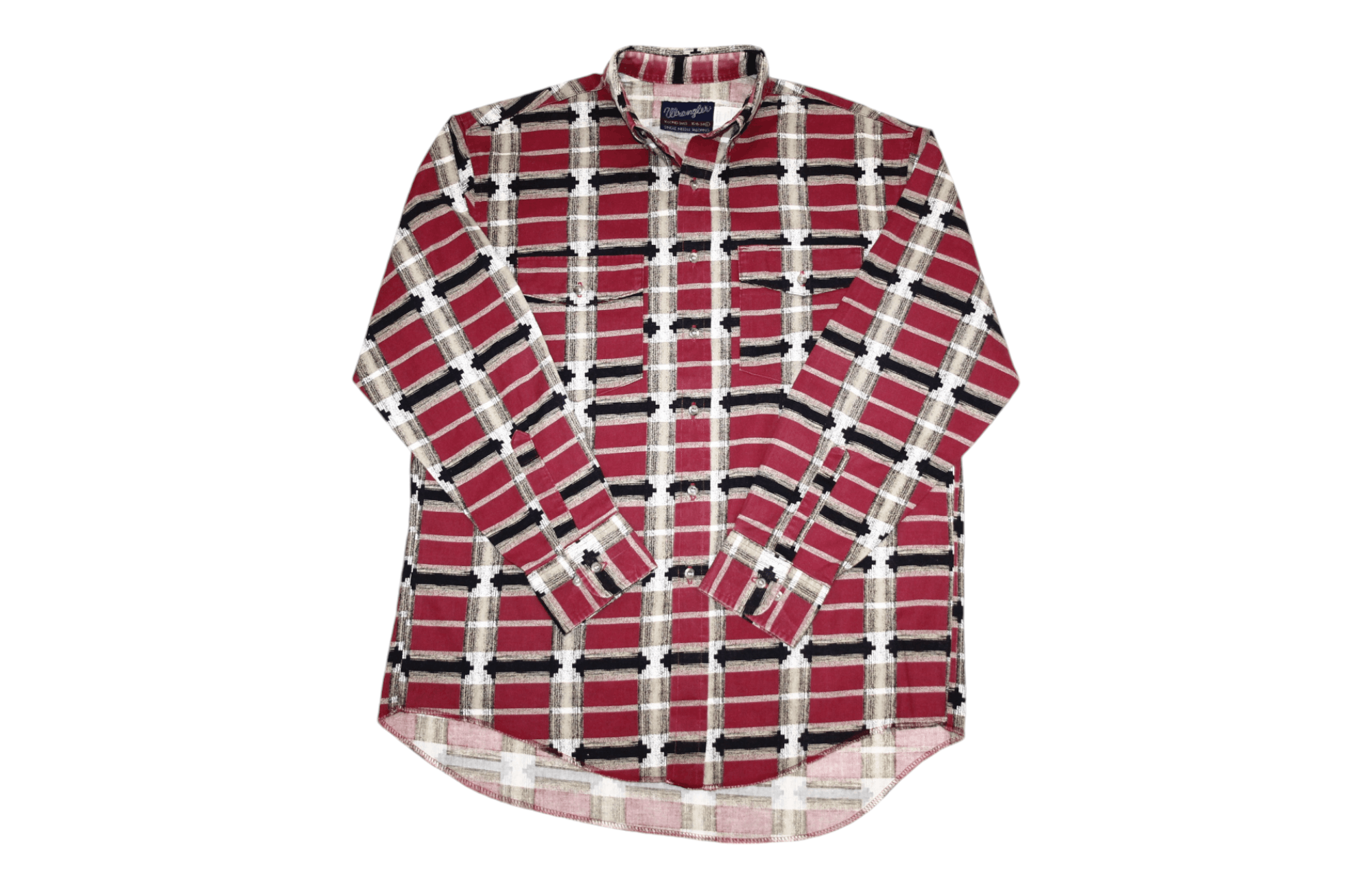 Wrangler VTG Wrangler X-Long Tails Bushpopper Western Shirt Size US L / EU 52-54 / 3 - 1 Thumbnail