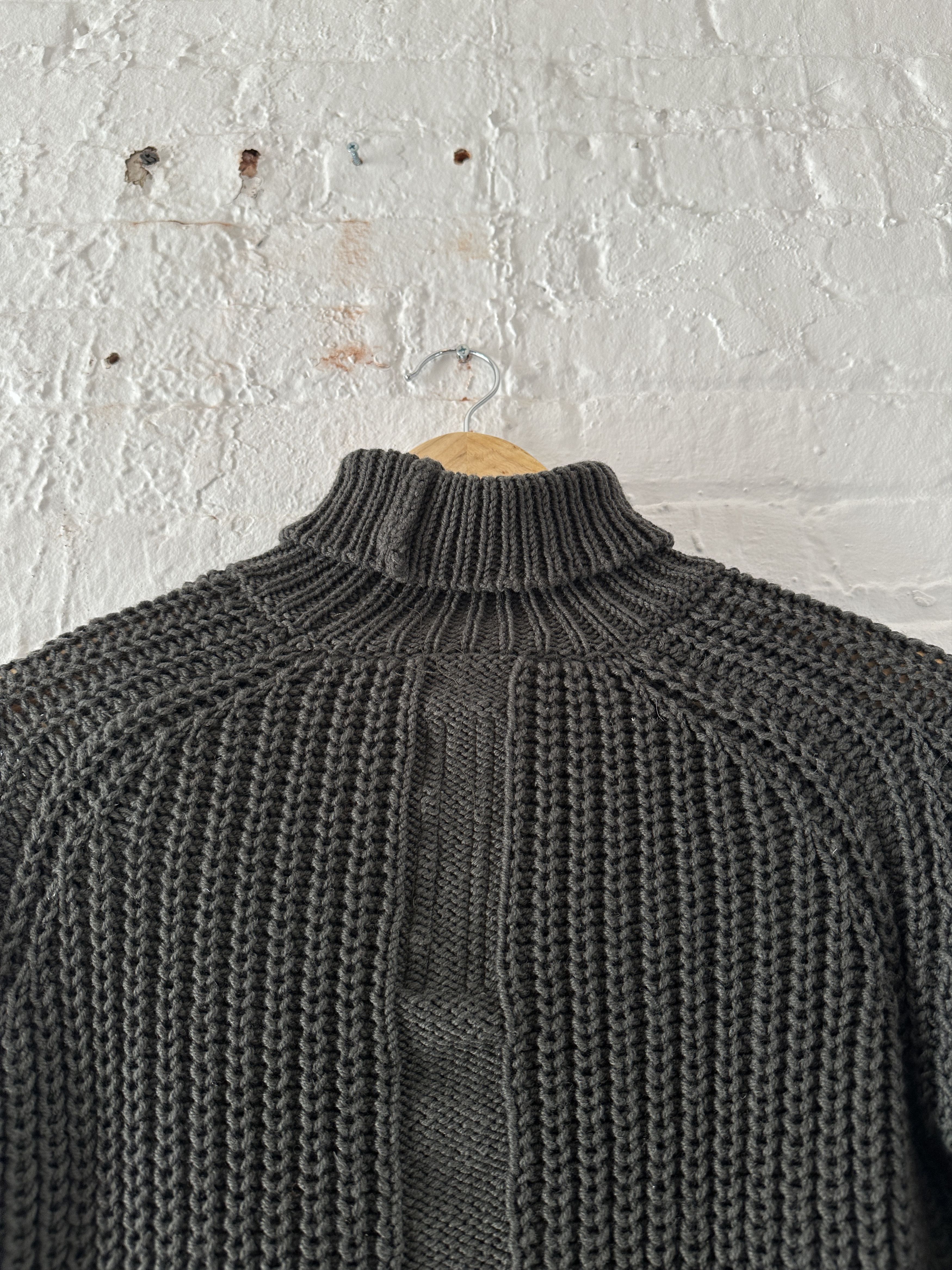 Rick Owens Rick Owens Fisherman Knit 'Moody' Turtleneck Sweater Size US S / EU 44-46 / 1 - 4 Thumbnail