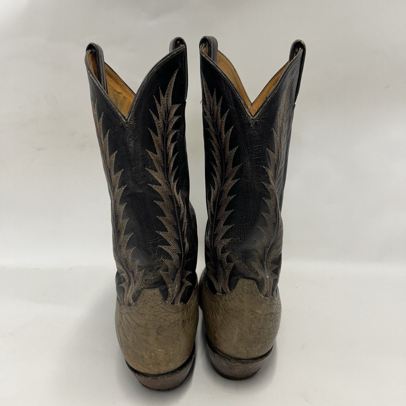 Tony Lama Vintage Tony Lama 8601 Gold Label Elephant Cowboy Boots Size US 11.5 / EU 44-45 - 5 Thumbnail