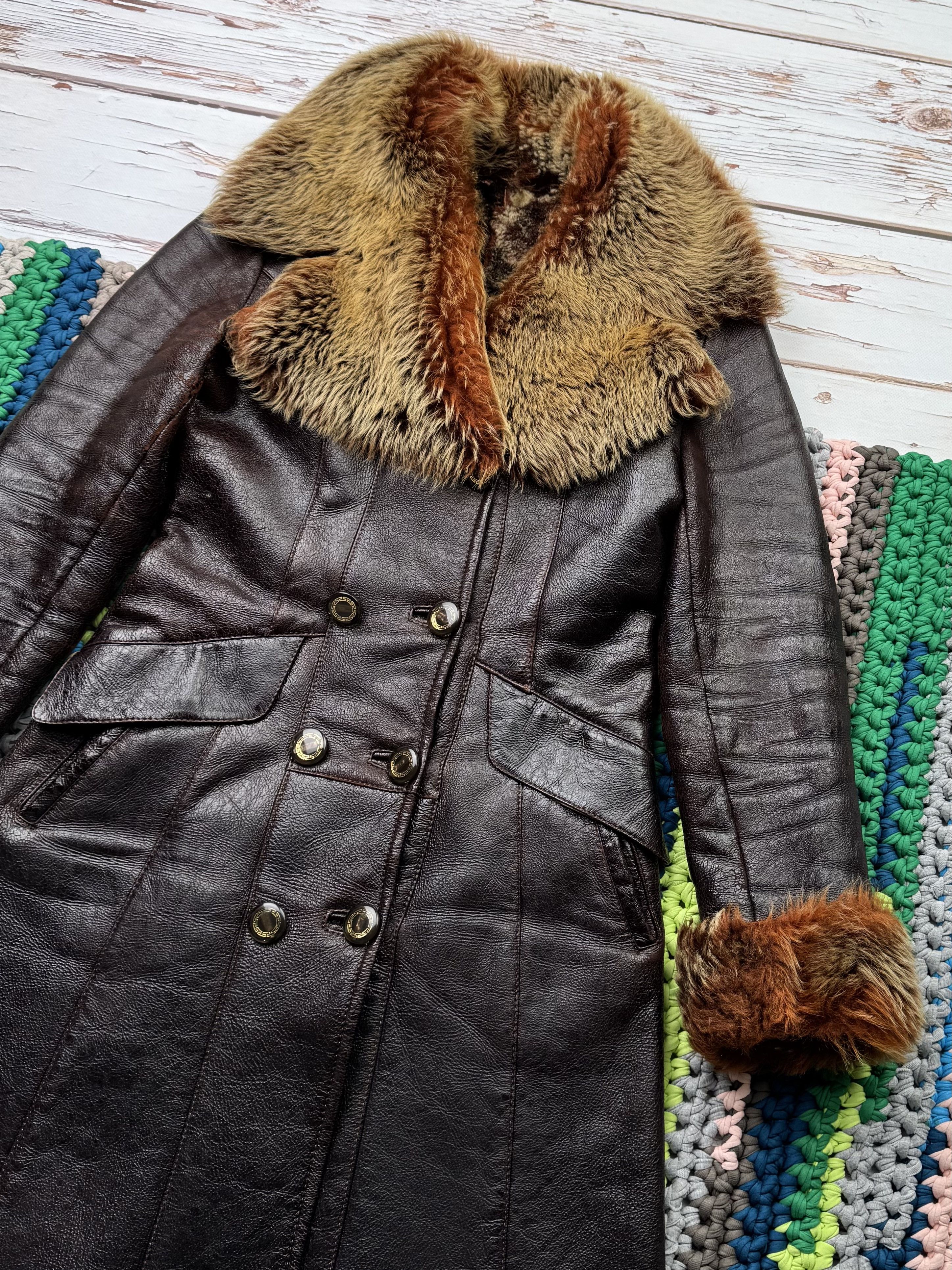 Vintage Vintage Real Sheepskin Coat (ET1)(D15) Size S / US 4 / IT 40 - 3 Thumbnail