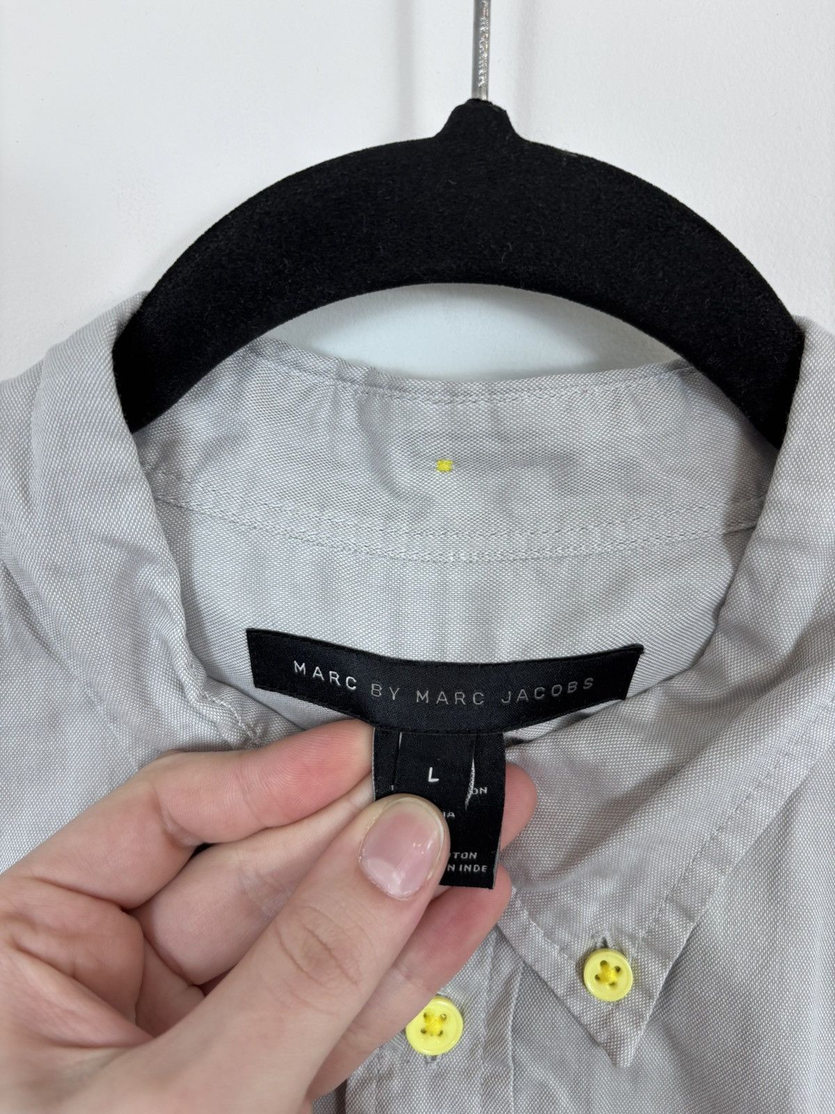 Marc by Marc Jacobs Marc By Marc Jacobs Men’s Grey Long Sleeve Shirt Size US L / EU 52-54 / 3 - 11 Thumbnail