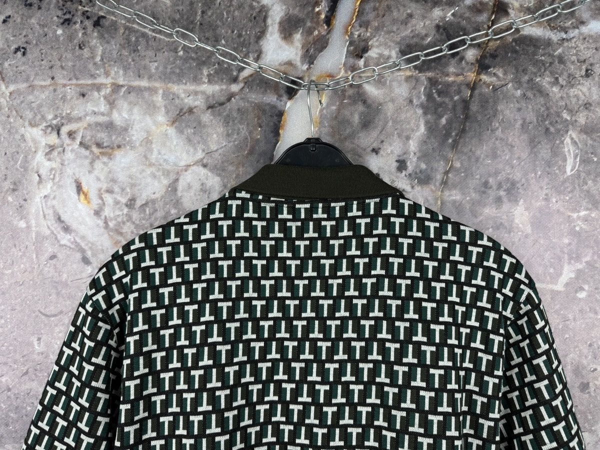 Ted Baker Ted Baker Geometric All-Over Print Polo Shirt Short Sleeve Size US XXL / EU 58 / 5 - 12 Thumbnail