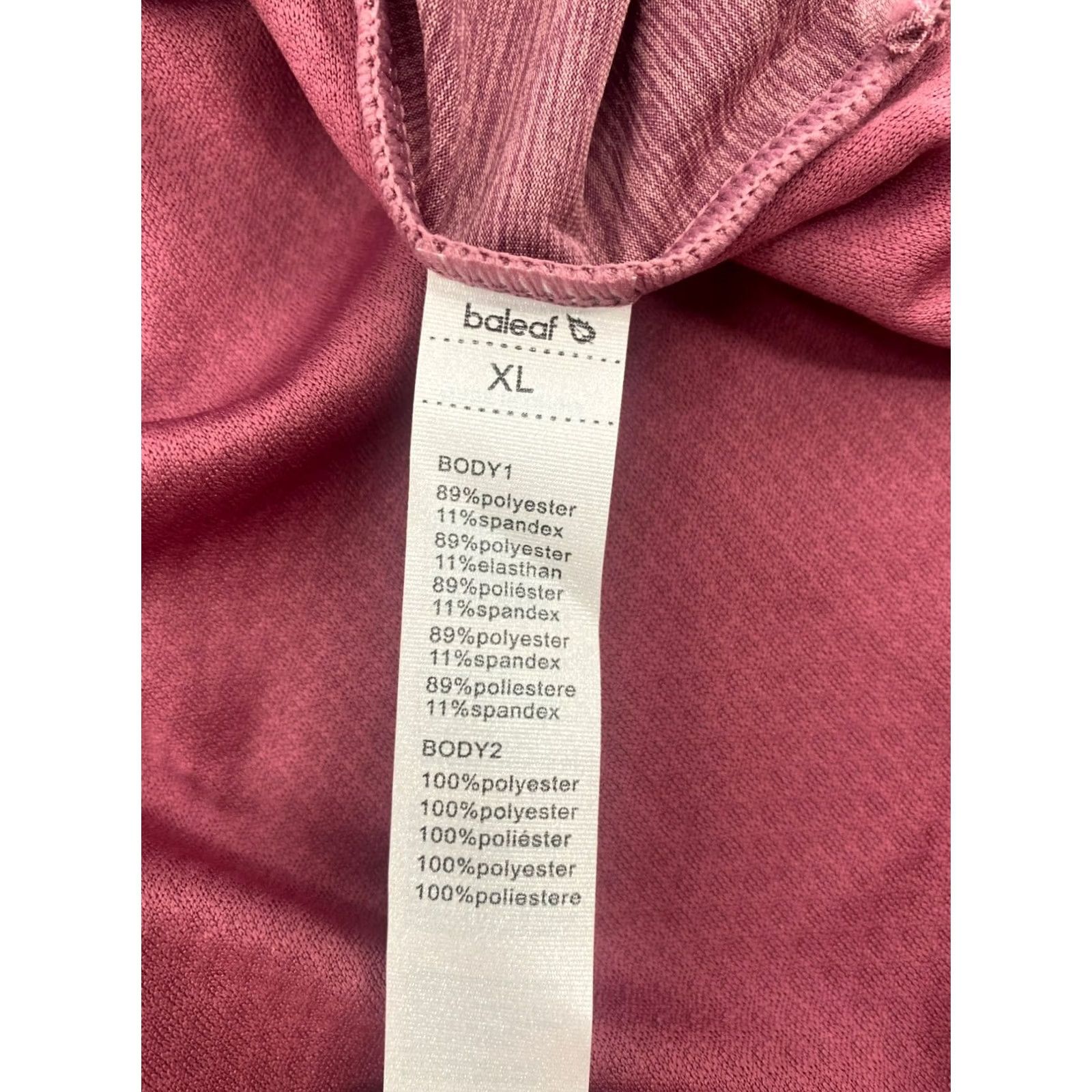 Vintage Baleaf Women’s Longsleeve Athletic Top XL Purple 89% Polyester 11% Spandex Athletic Top Casual Activewear Thumb Holes UPF50+ Women’s/XS-XL Size XL / US 12-14 / IT 48-50 - 7 Thumbnail
