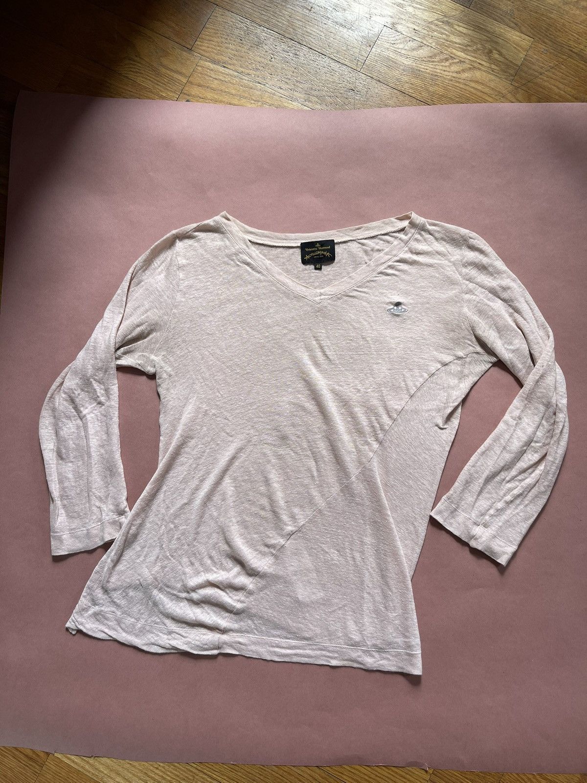 Vivienne Westwood Light Pink Twisty Longsleeve
