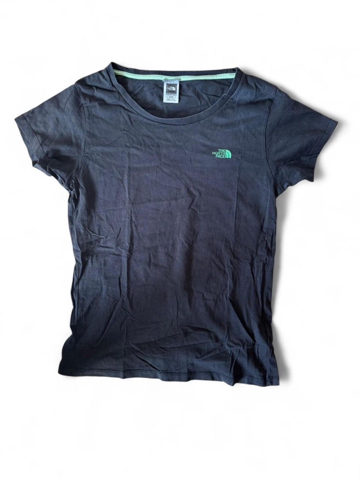 The North Face The North Face black cotton t-shirt with green floral design Size L / US 10 / IT 46 - 1 Thumbnail