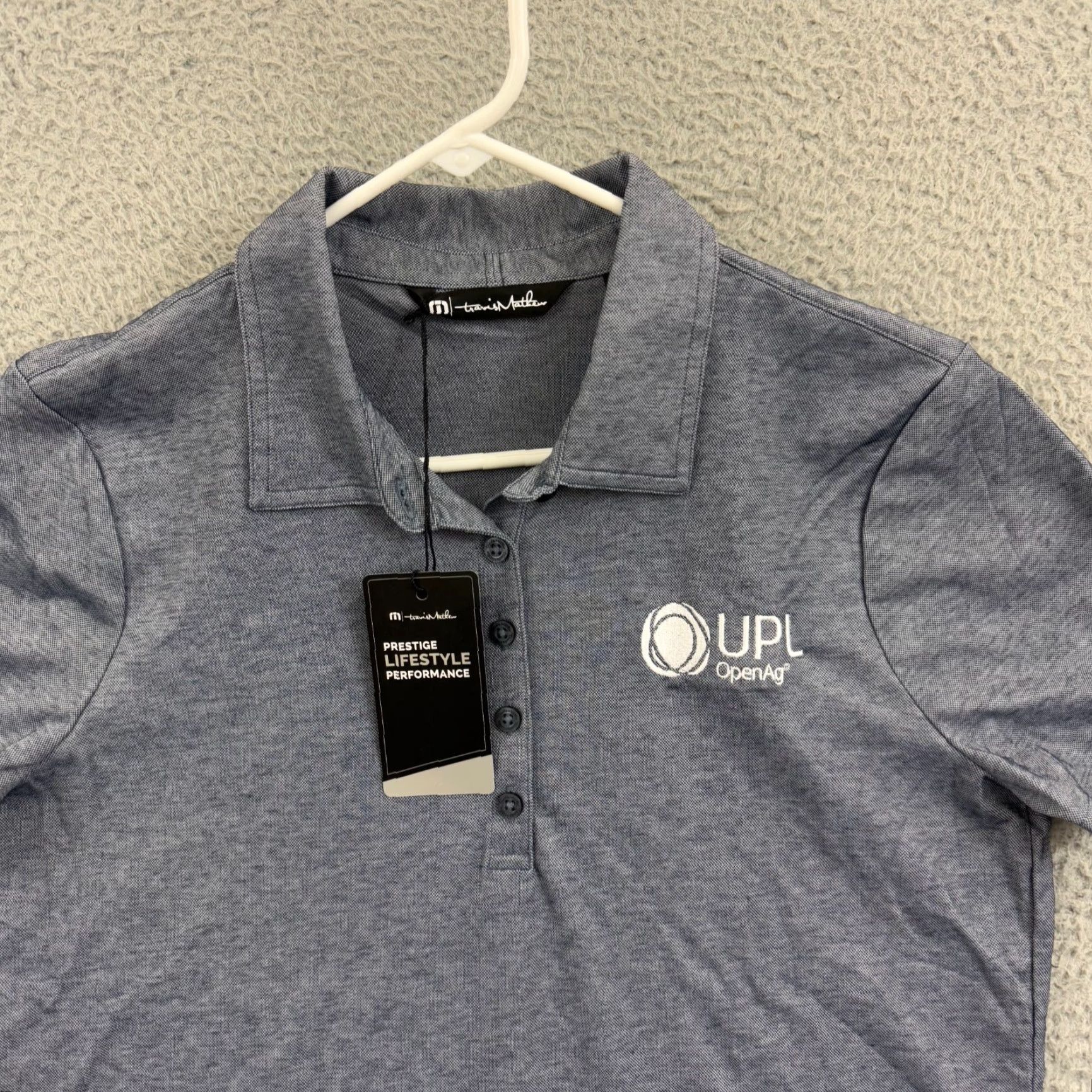 TravisMathew Travis Mathew Shirt Mens Large Gray Short Sleeve Polo Oceanside Casual Golf NWT Size US L / EU 52-54 / 3 - 4 Thumbnail