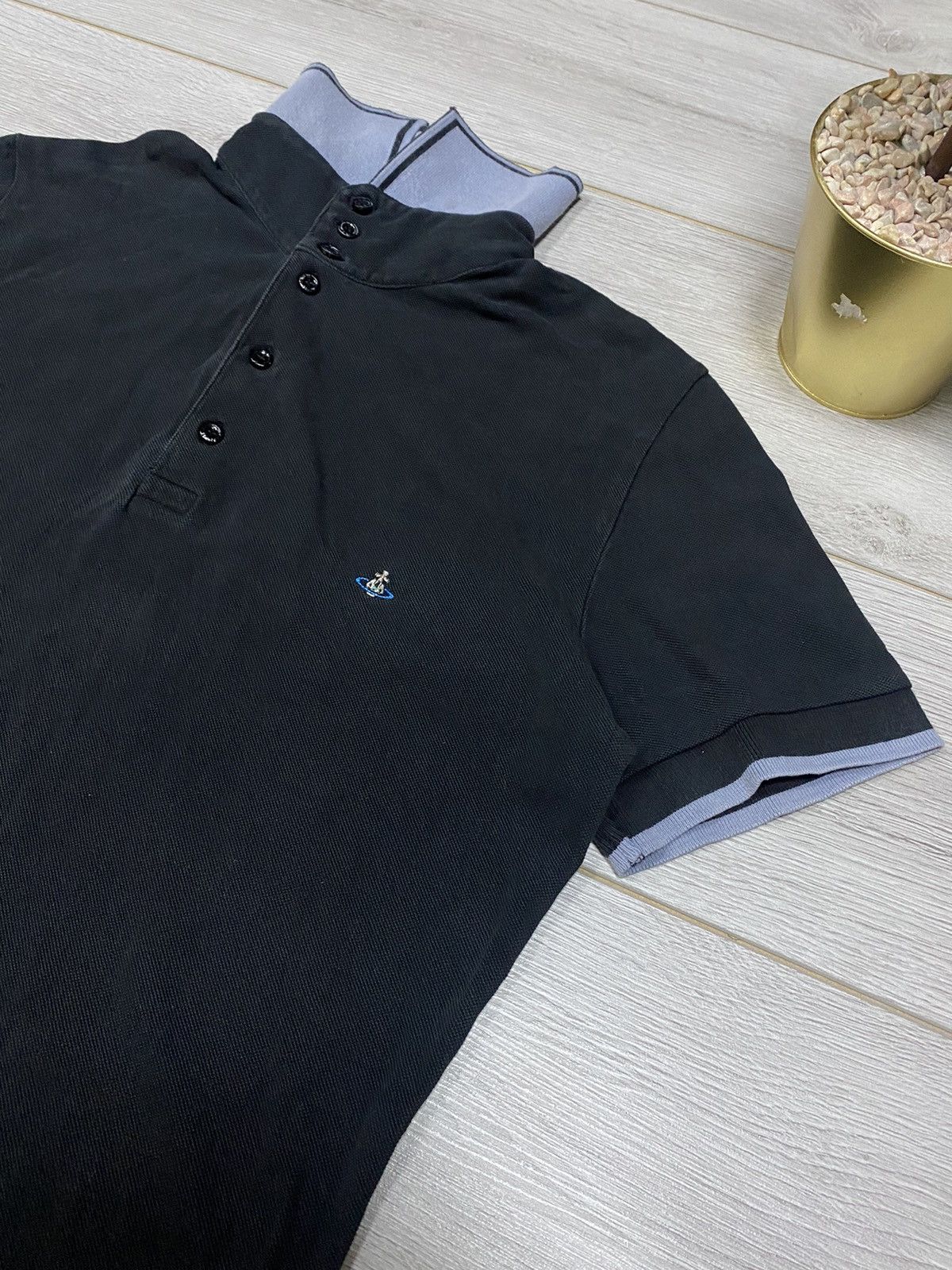 Vivienne Westwood Vivienne Westwood vintage faded small orb polo stripes Size US XL / EU 56 / 4 - 3 Thumbnail