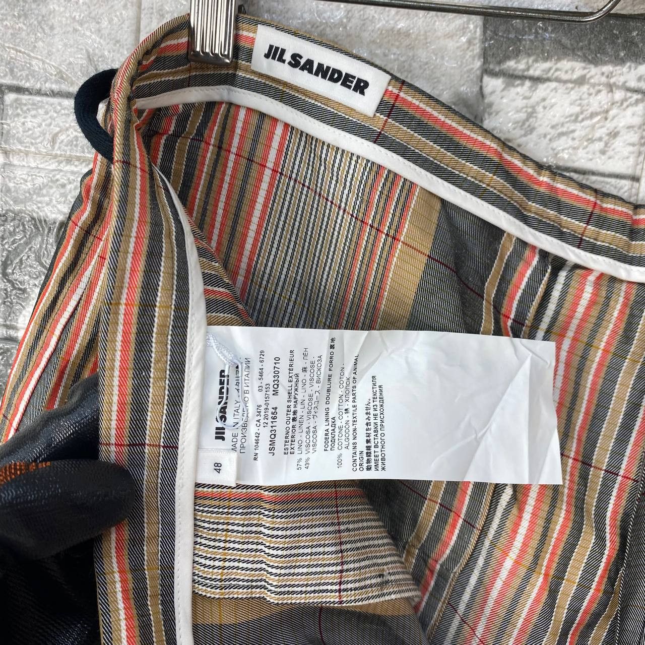 Jil Sander SS19 Jil Sander Rainbow Striped Minimalist Linen&Viscose Size US 36 / EU 52 - 10 Thumbnail