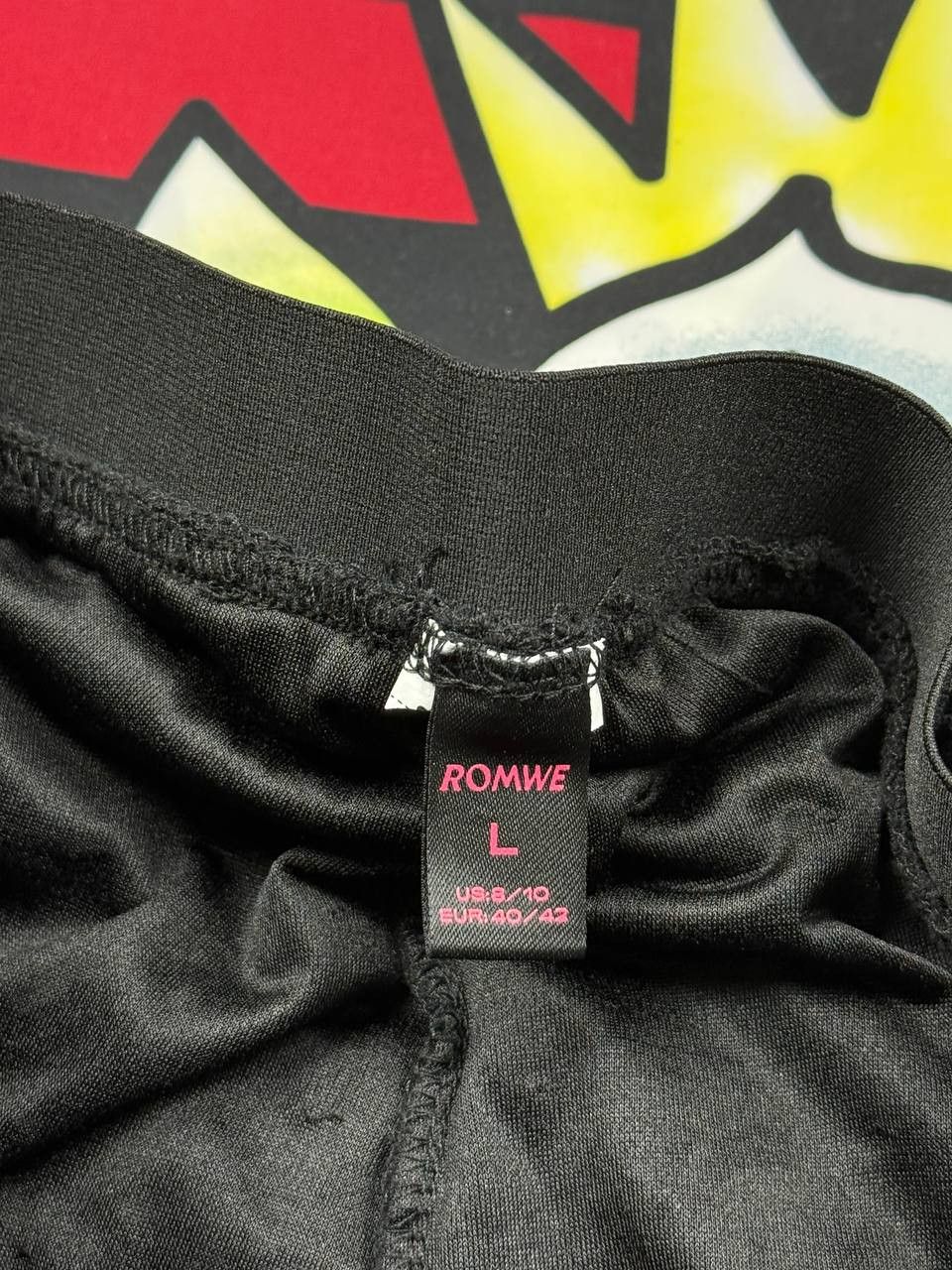 Japanese Brand Punk Romwe Gothic flared leggings Size L Fishnet Knit Size 28" / US 6 / IT 42 - 6 Thumbnail