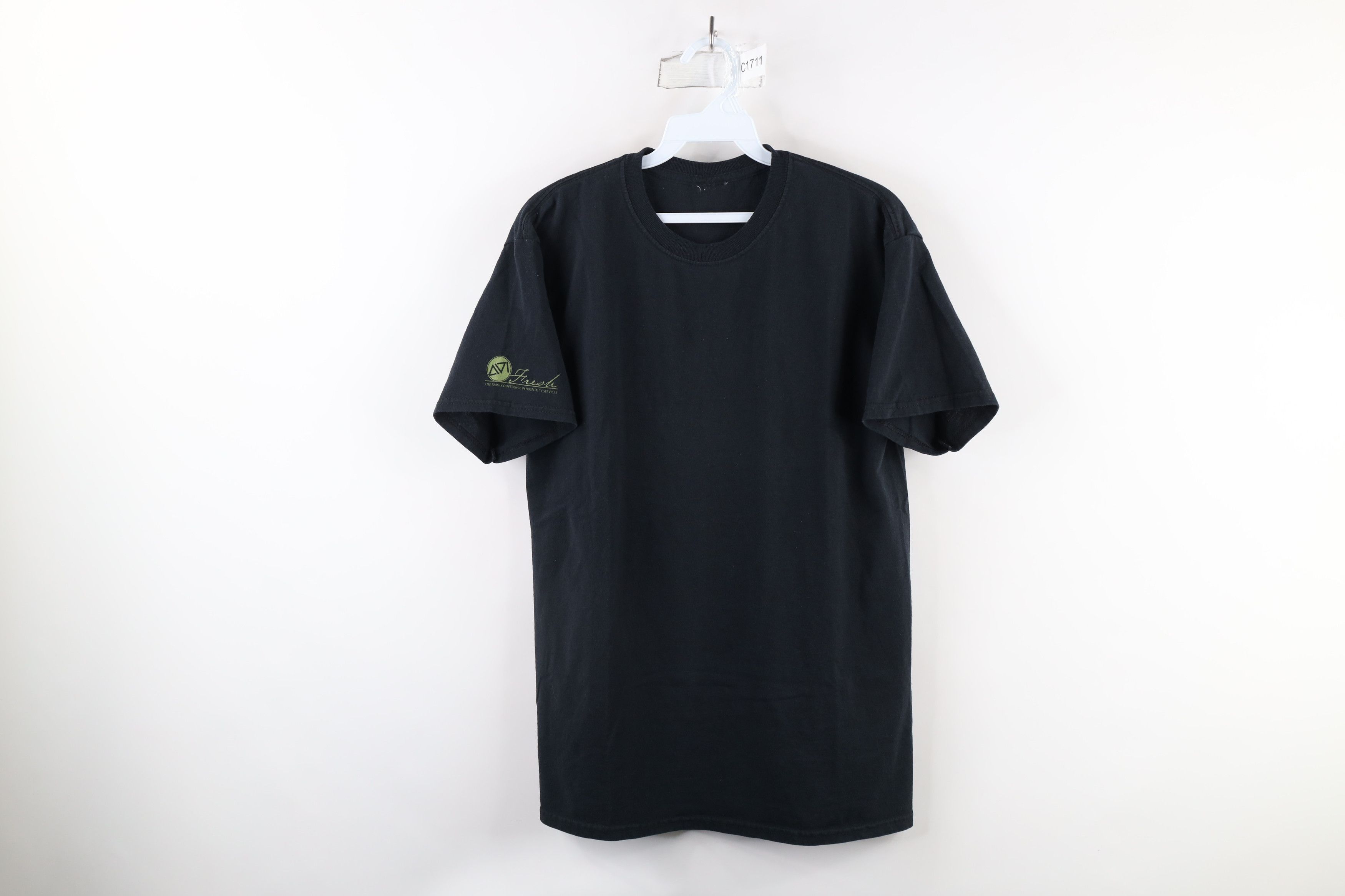 Vintage Vintage 90s Streetwear Short Sleeve T-Shirt Black Cotton Size US M / EU 48-50 / 2 - 1 Thumbnail