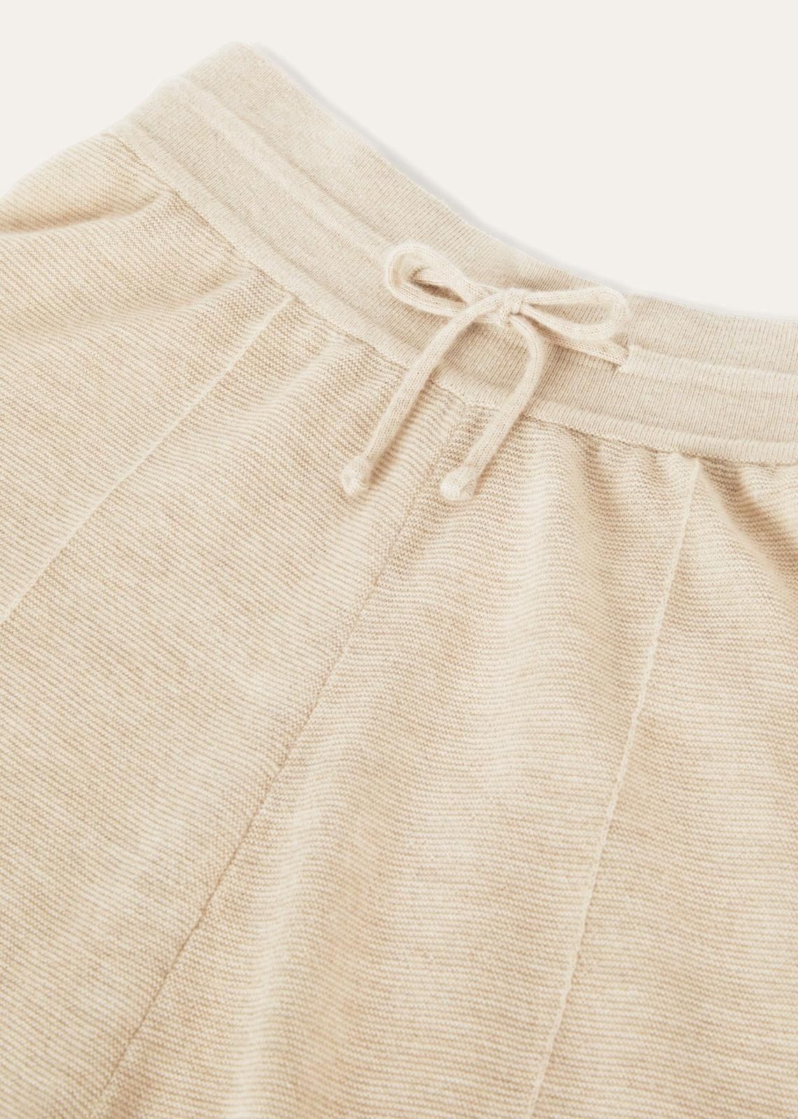 Loro Piana o1srvl11e1124 Cocooning Regular-Fit Cropped Joggers in Beige Size 27" / US 4 / IT 40 - 3 Thumbnail