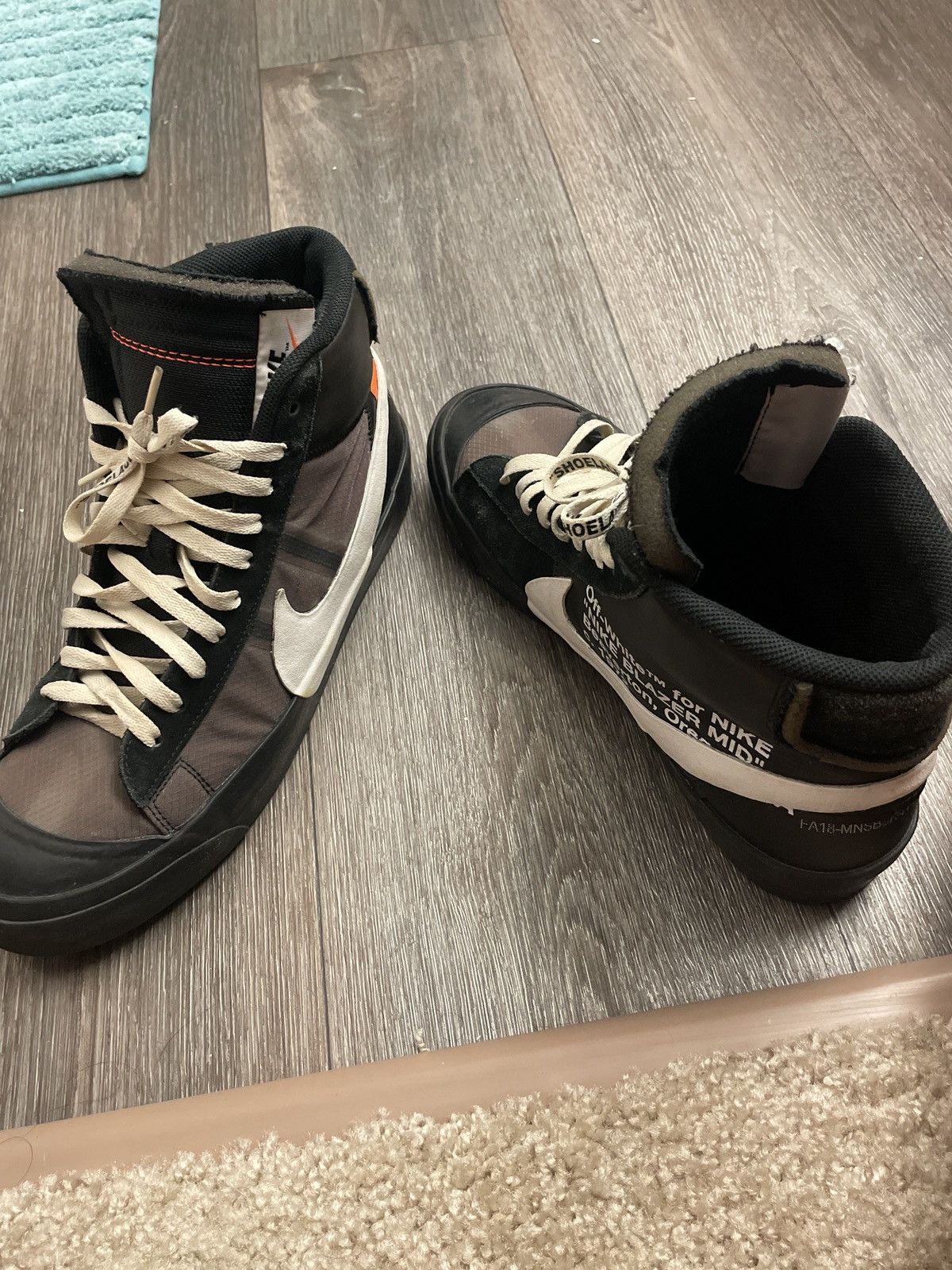 Nike × Off-White Nike off white blazer grim reaper Size US 11 / EU 44 - 2 Thumbnail