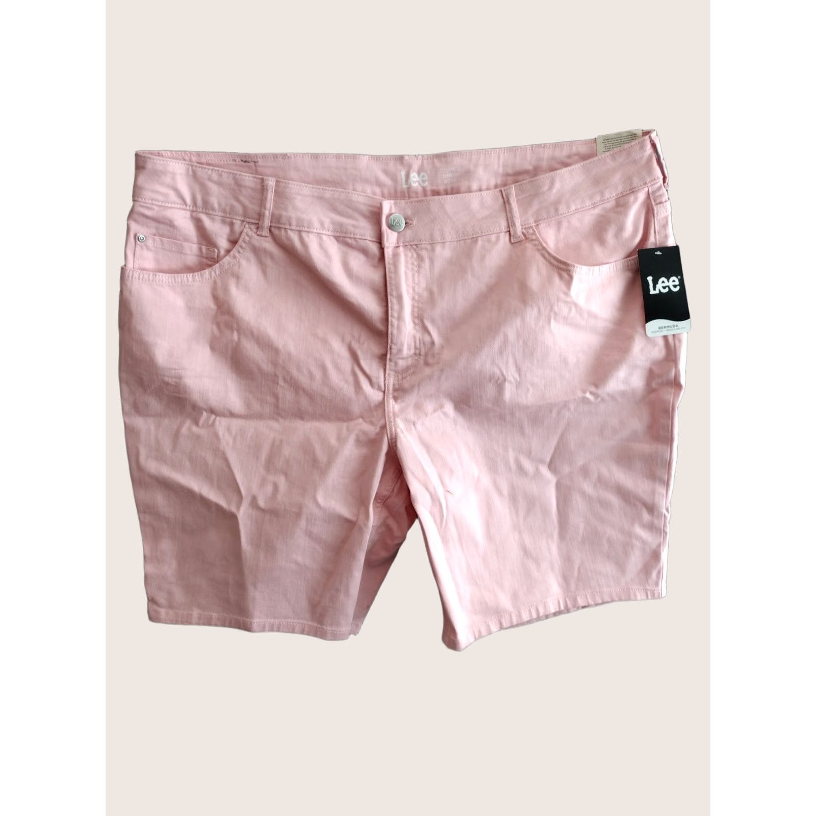 Lee Lee Bermuda Shorts Coral 26W Medium Womens Bermuda Shorts Coral 26W Medium Lee Size 26" / US 2 / IT 38 - 1 Thumbnail