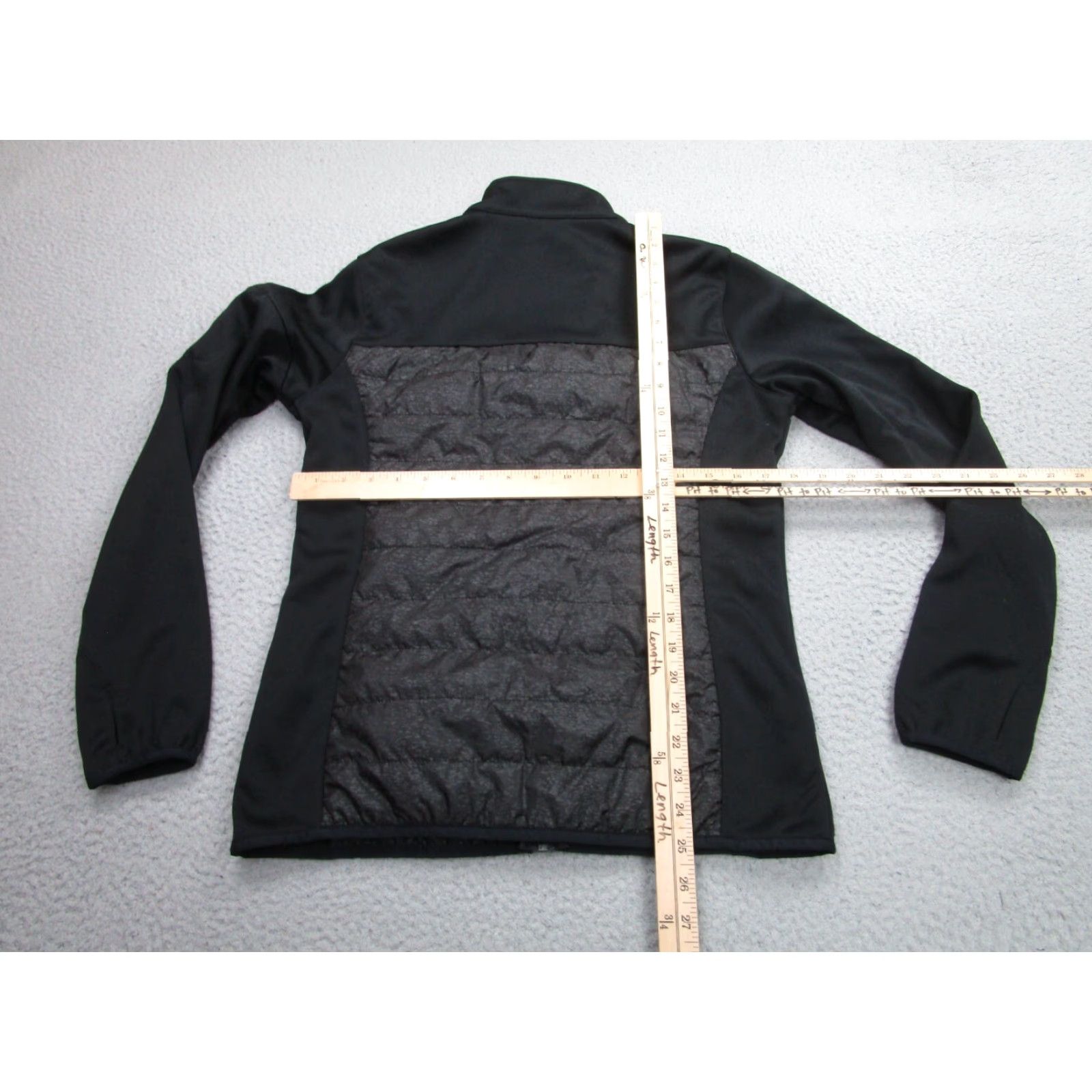 Vintage Clique Jacket Womens S Black Fiery Hybrid Valencia Country Club Golf Course Coat Size S / US 4 / IT 40 - 7 Thumbnail