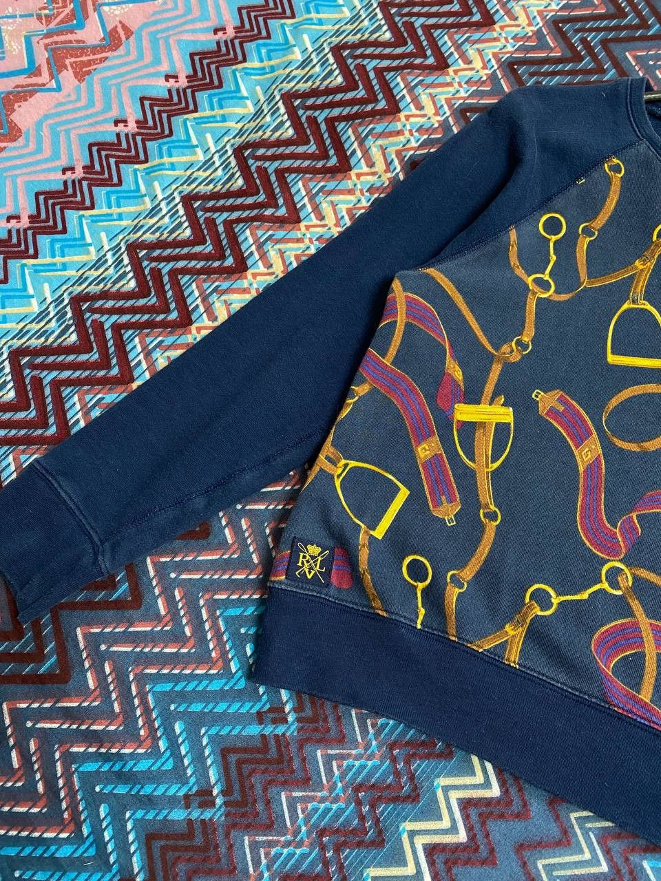 Polo Ralph Lauren Y2K streetwear Vintage Sweaters print Polo Ralph Lauren Size L / US 10 / IT 46 - 11 Thumbnail