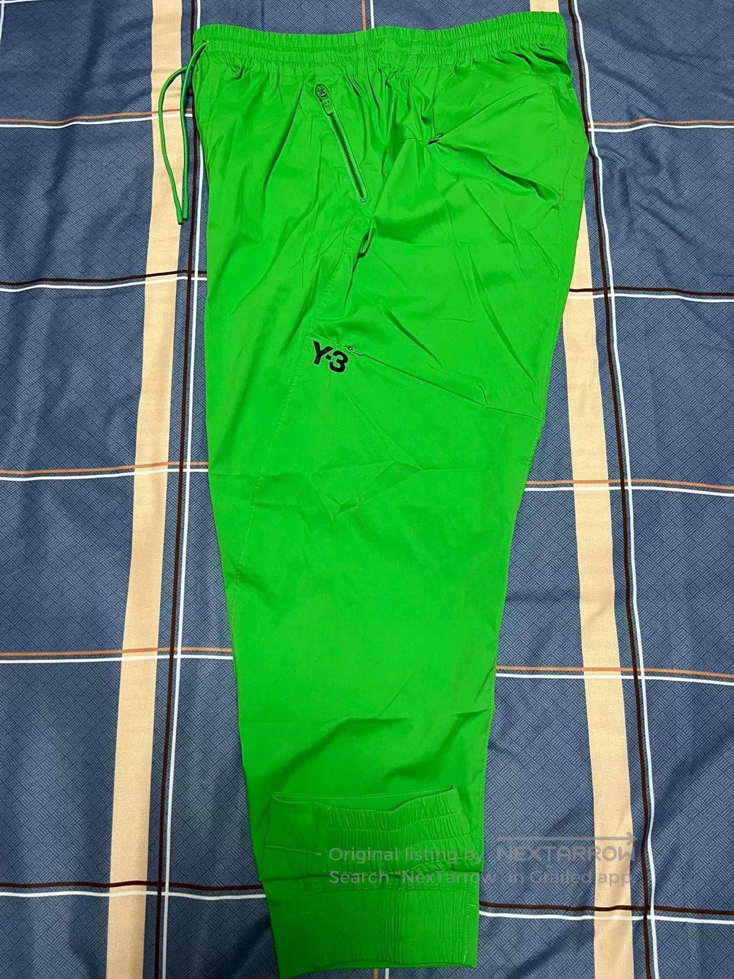 Y-3 Y-3 Men's Slim Fit Green Pants. Size US 30 / EU 46 - 3 Thumbnail
