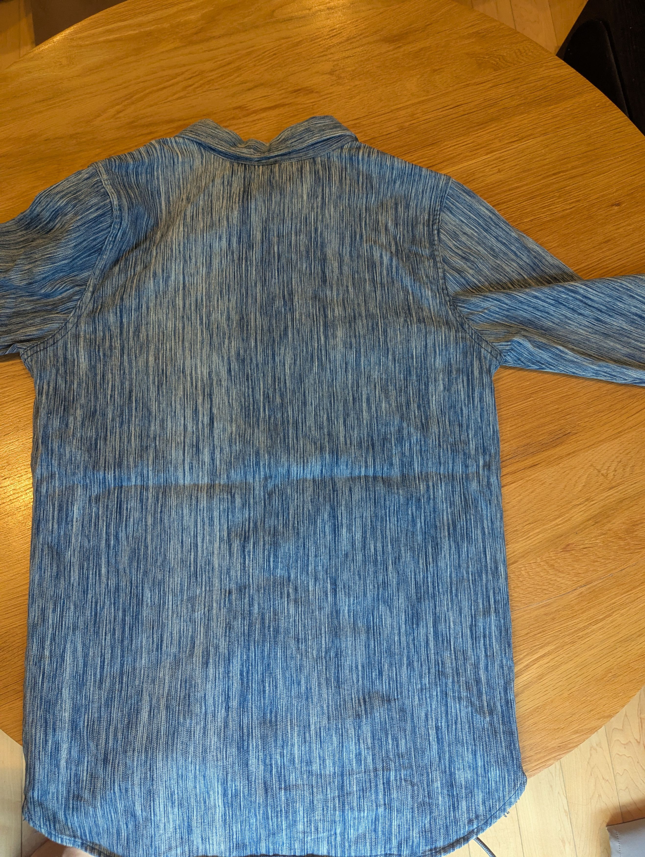 Pure Blue Japan Pure Blue Japan Kasuri dyed Workshirt Size US S / EU 44-46 / 1 - 4 Thumbnail