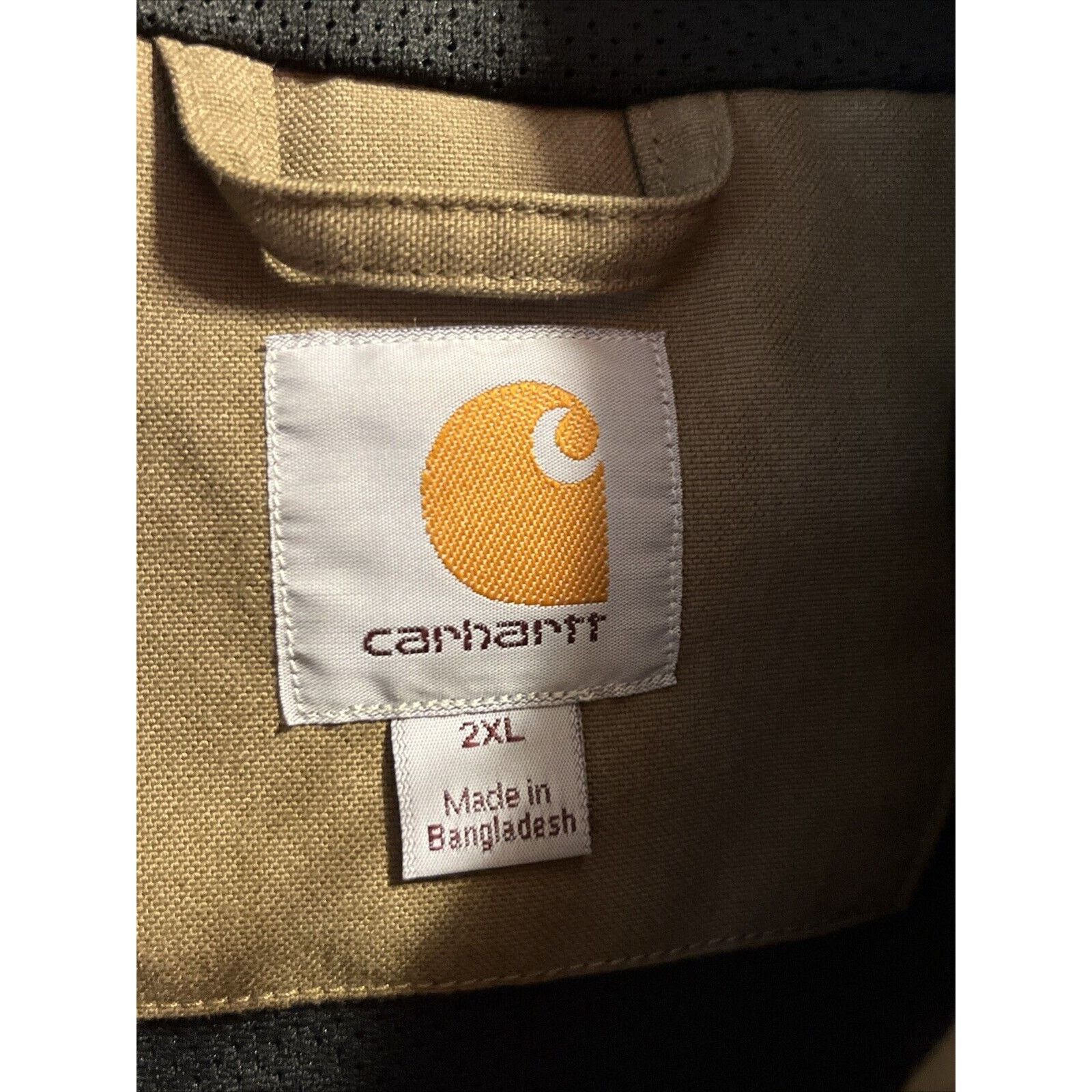 Carhartt Carhartt Men’s XXL Tan Brown Jacket Quick Duck Canvas Work Size US XXL / EU 58 / 5 - 3 Thumbnail