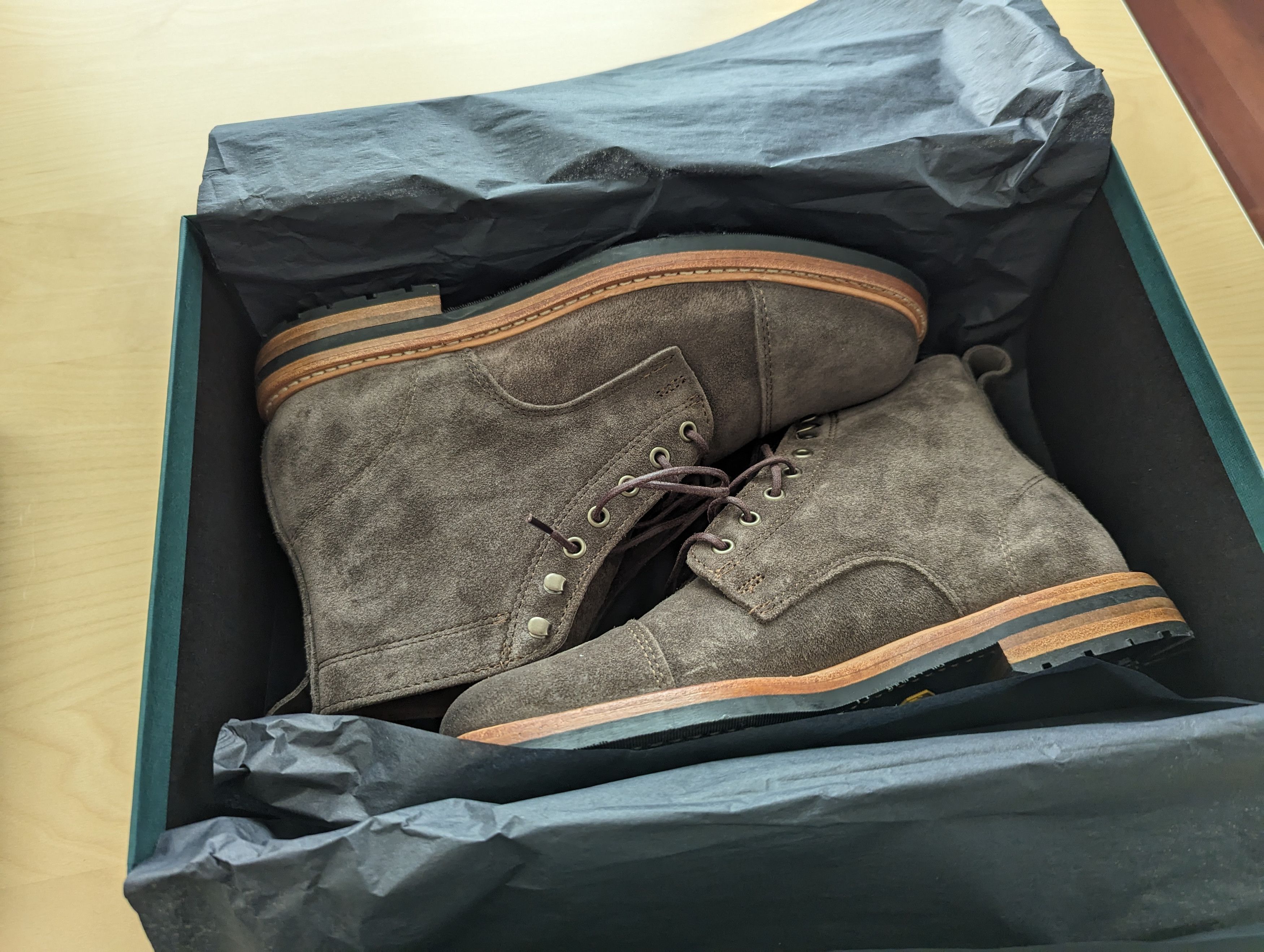 Rancourt & Co. Byron Boot - Flint Kudu Suede Size US 8 / EU 41 - 1 Thumbnail