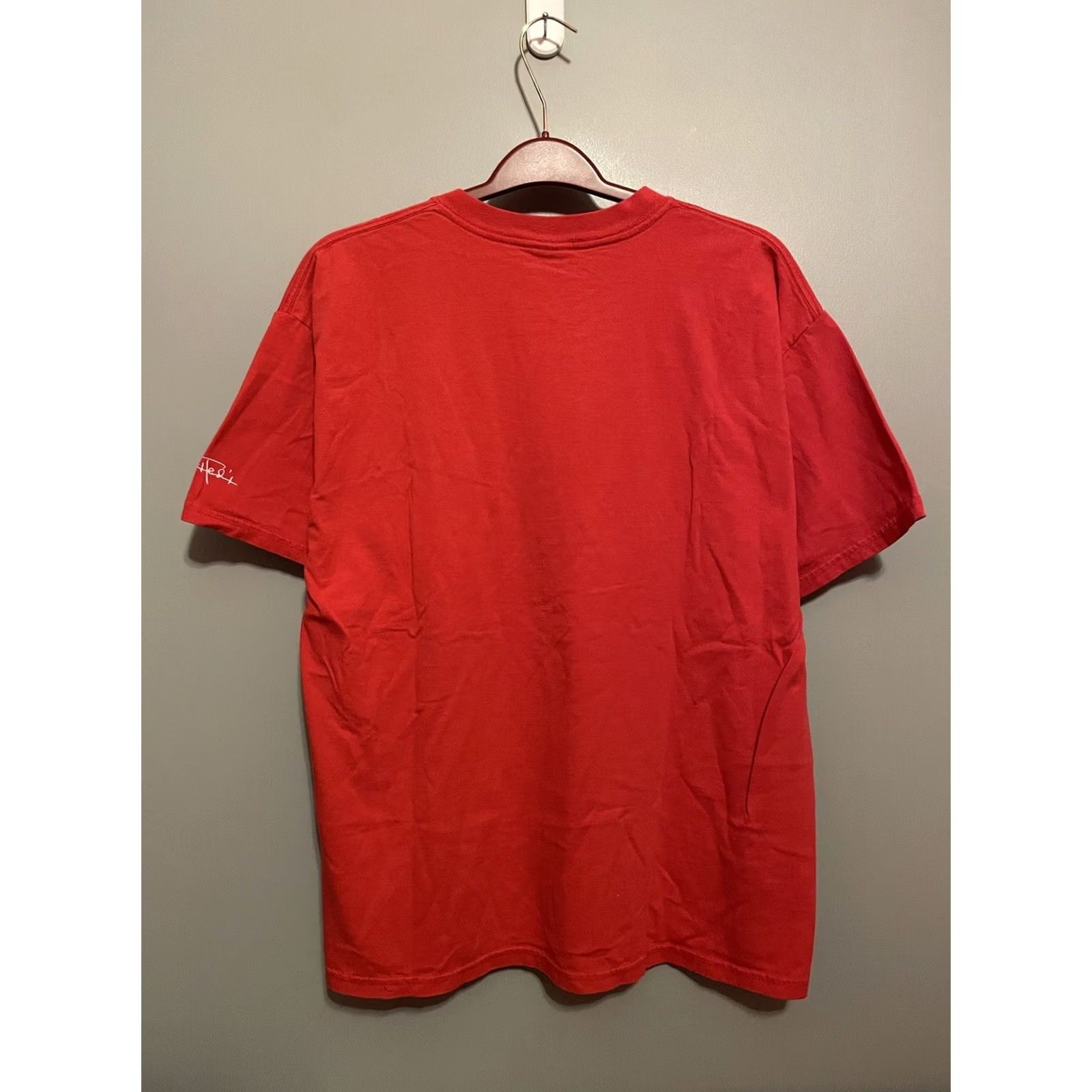Gildan Vintage Jimi Hendrix Red Shirt Size XL Gildan Tag Graphic Rock (E296) Size US XL / EU 56 / 4 - 6 Thumbnail